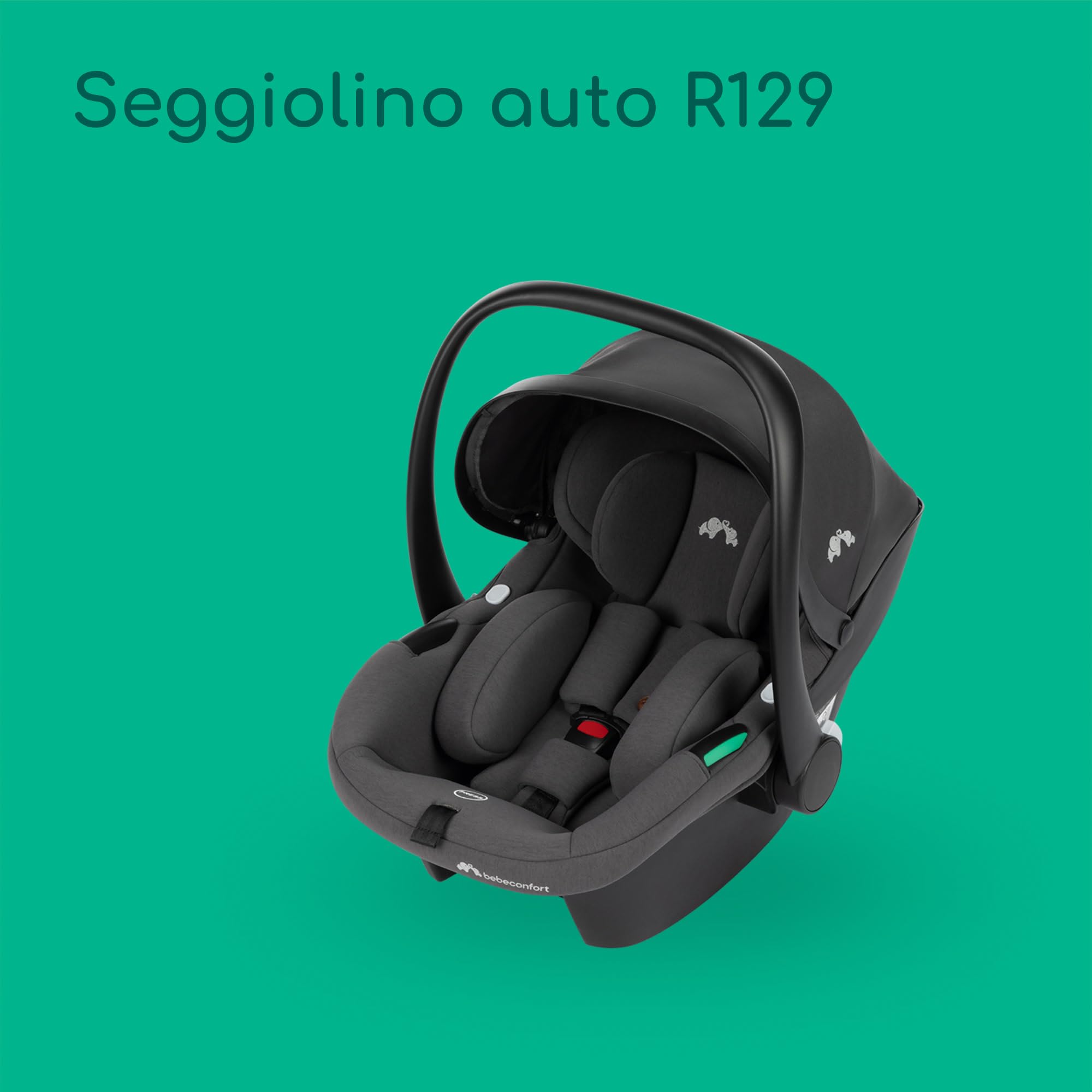 Bebé Confort Luvia Trio Passeggino 3 in 1 Mineral Graphite