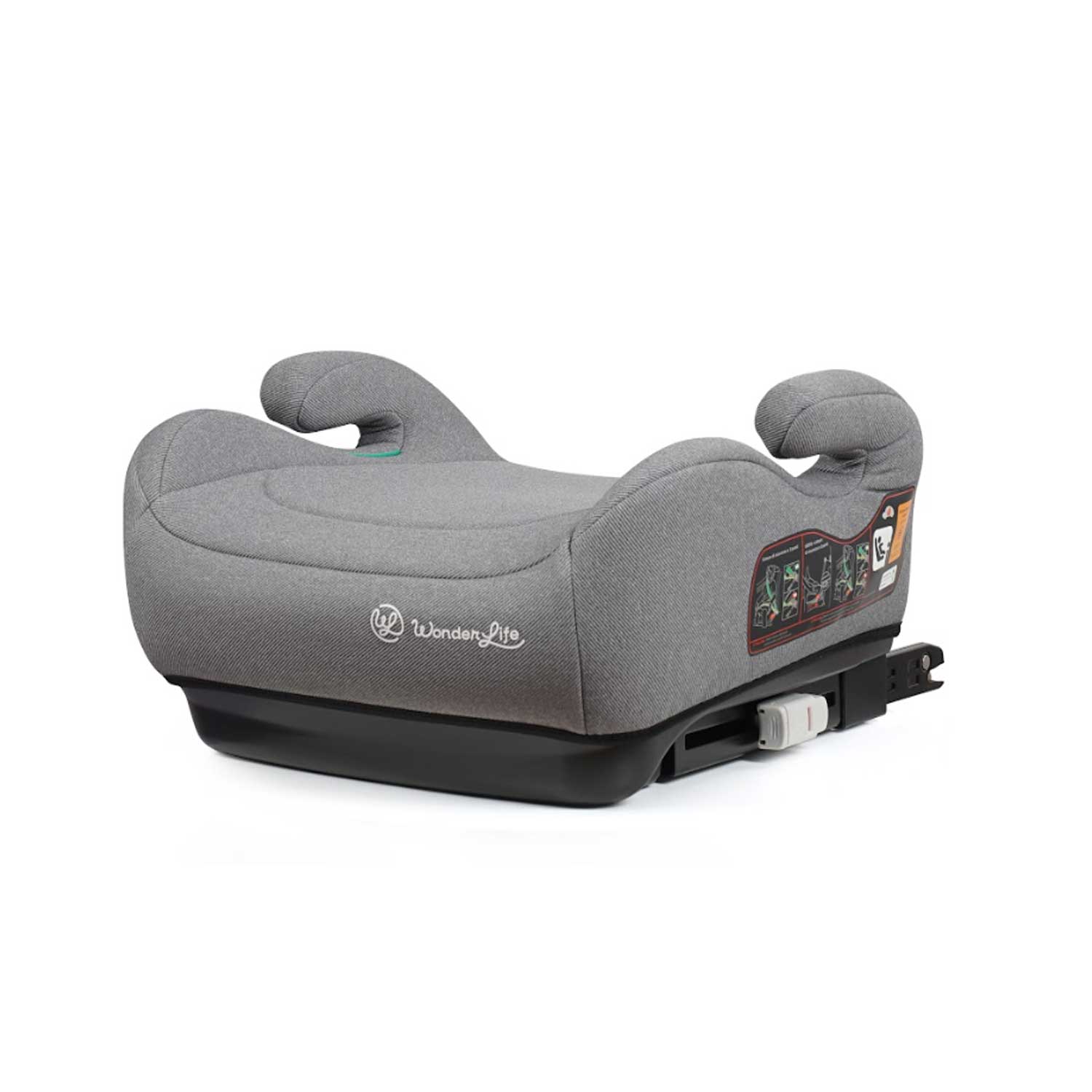 Wonderlife Jesi Fix Seggiolino Auto 125-150 Grigio Isofix