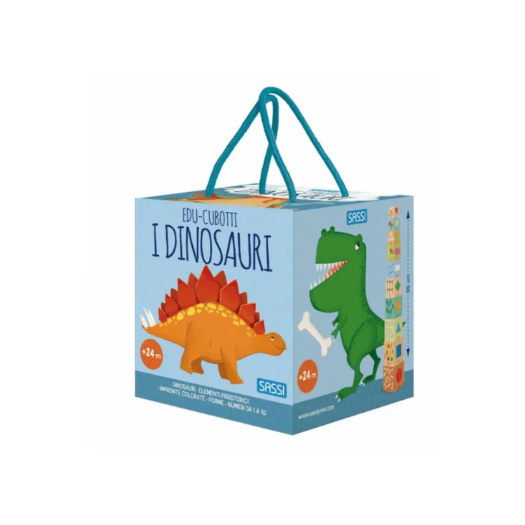 Sassi Edu Cubotti Torre 10 Cubi Animali Numeri 2+ Anni
