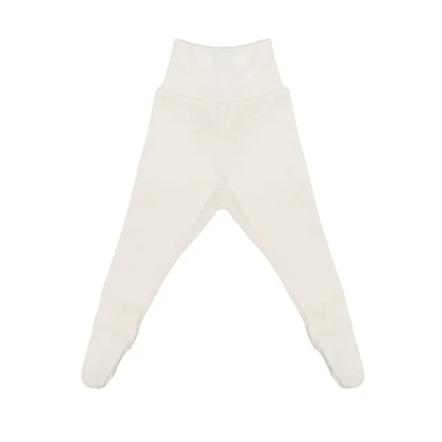 Wooly Organic Baby Leggings con piedini merino