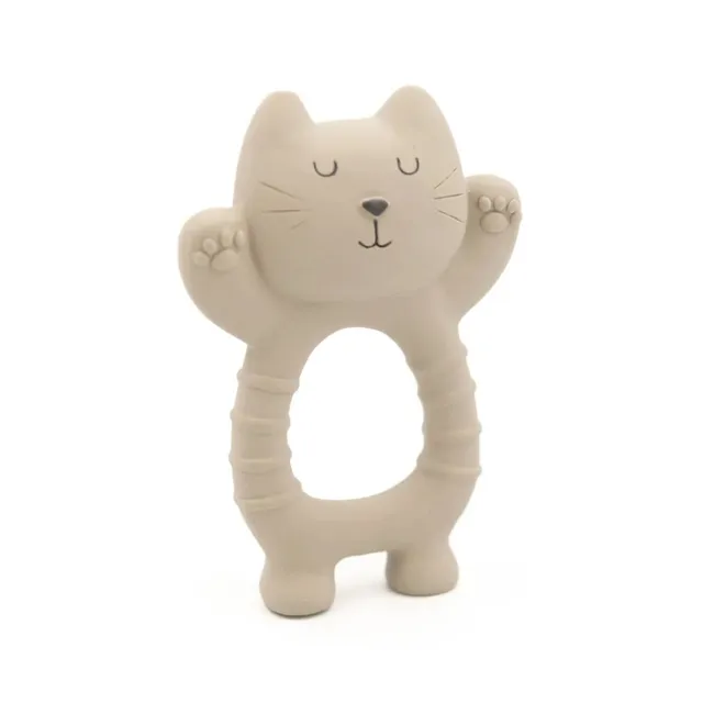 Bamboom gatto massaggiagengive in gomma naturale