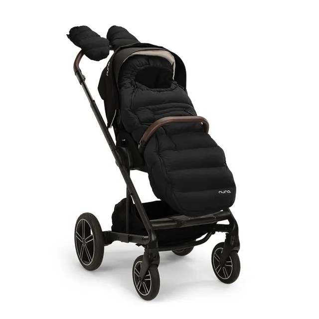 Nuna Kit Invernale sacco passeggino lana merino + moffole