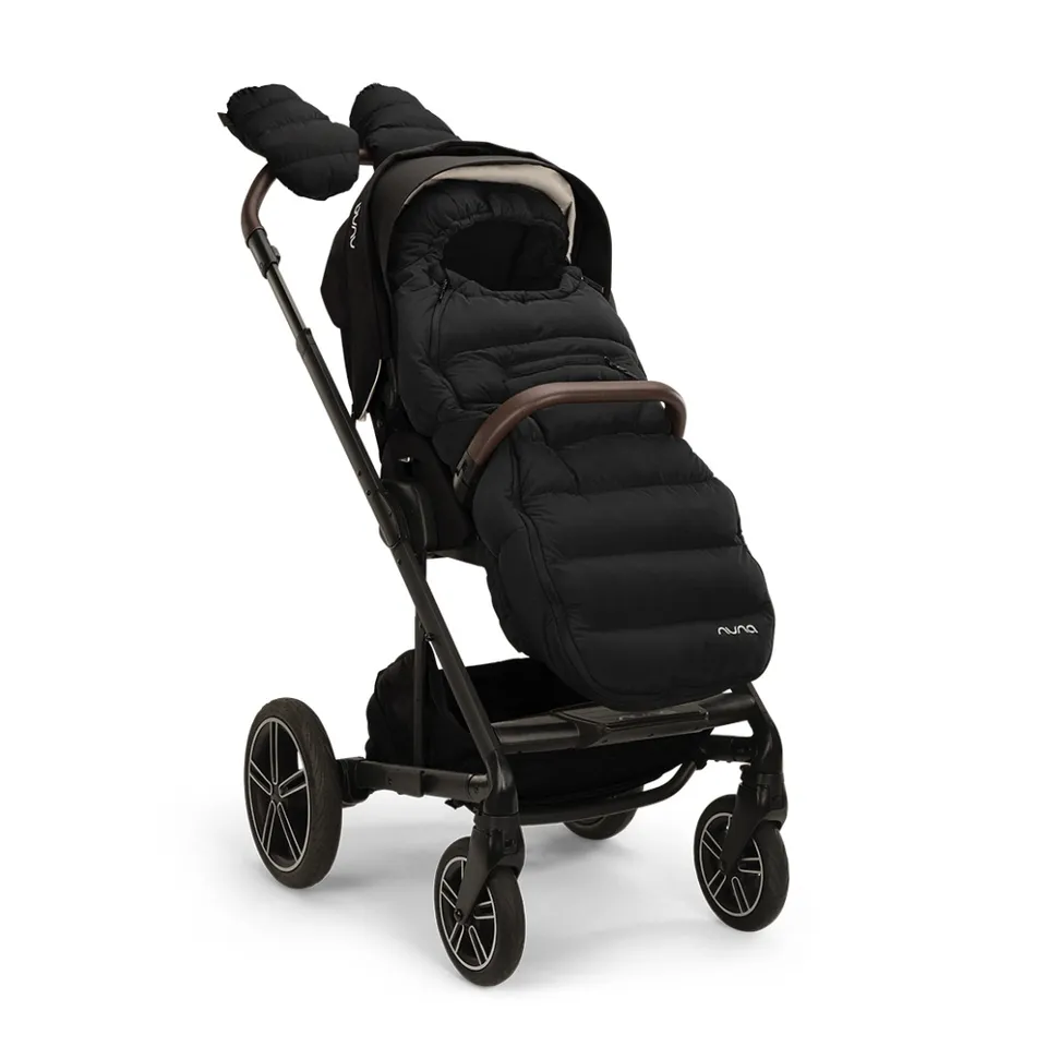 Nuna Kit Invernale sacco passeggino lana merino + moffole