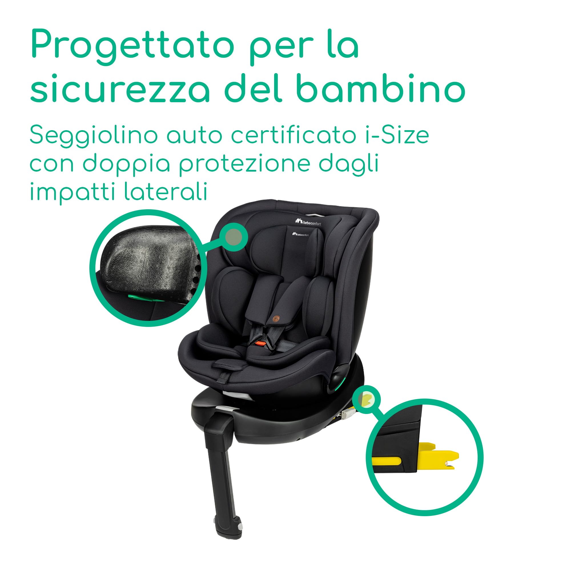 Bebé Confort RevolveFix Plus 360 seggiolino auto Full Black