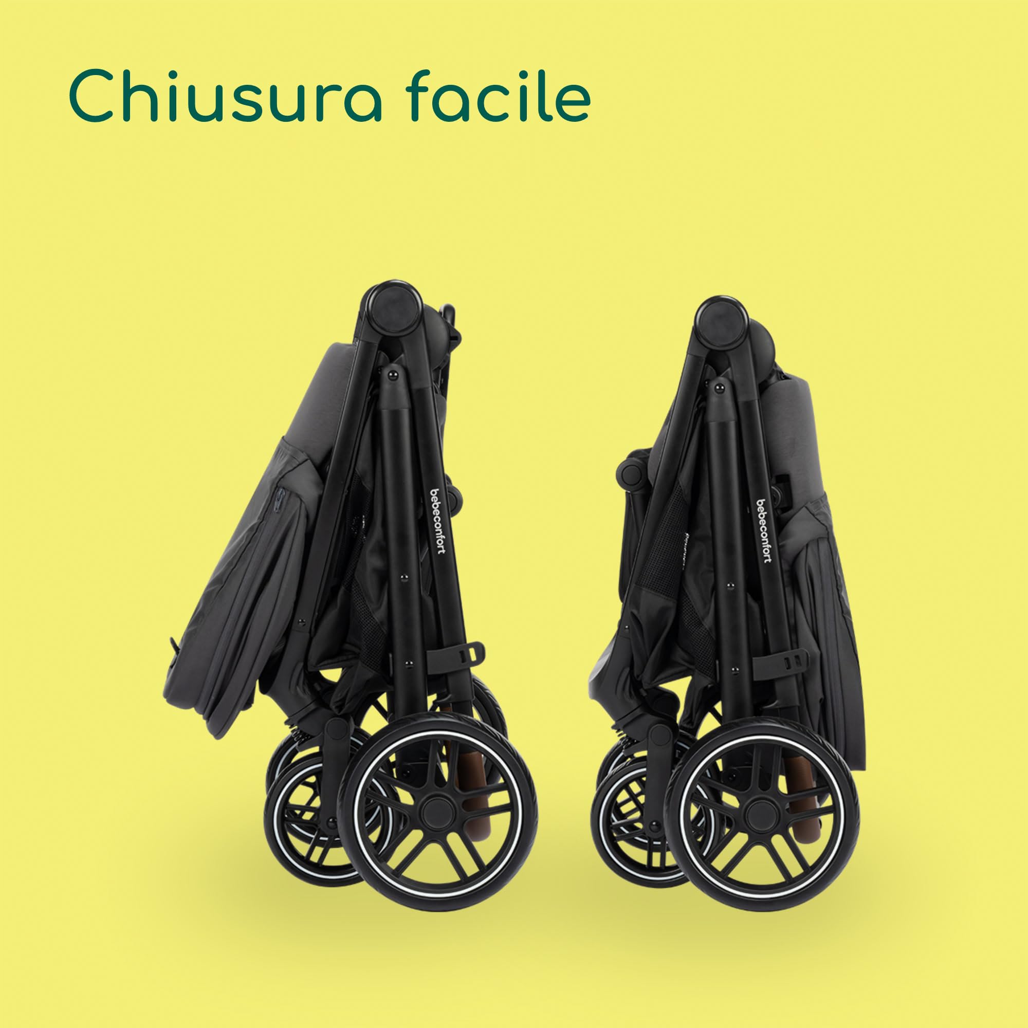 Bebé Confort Luvia Trio Passeggino 3 in 1 Mineral Graphite