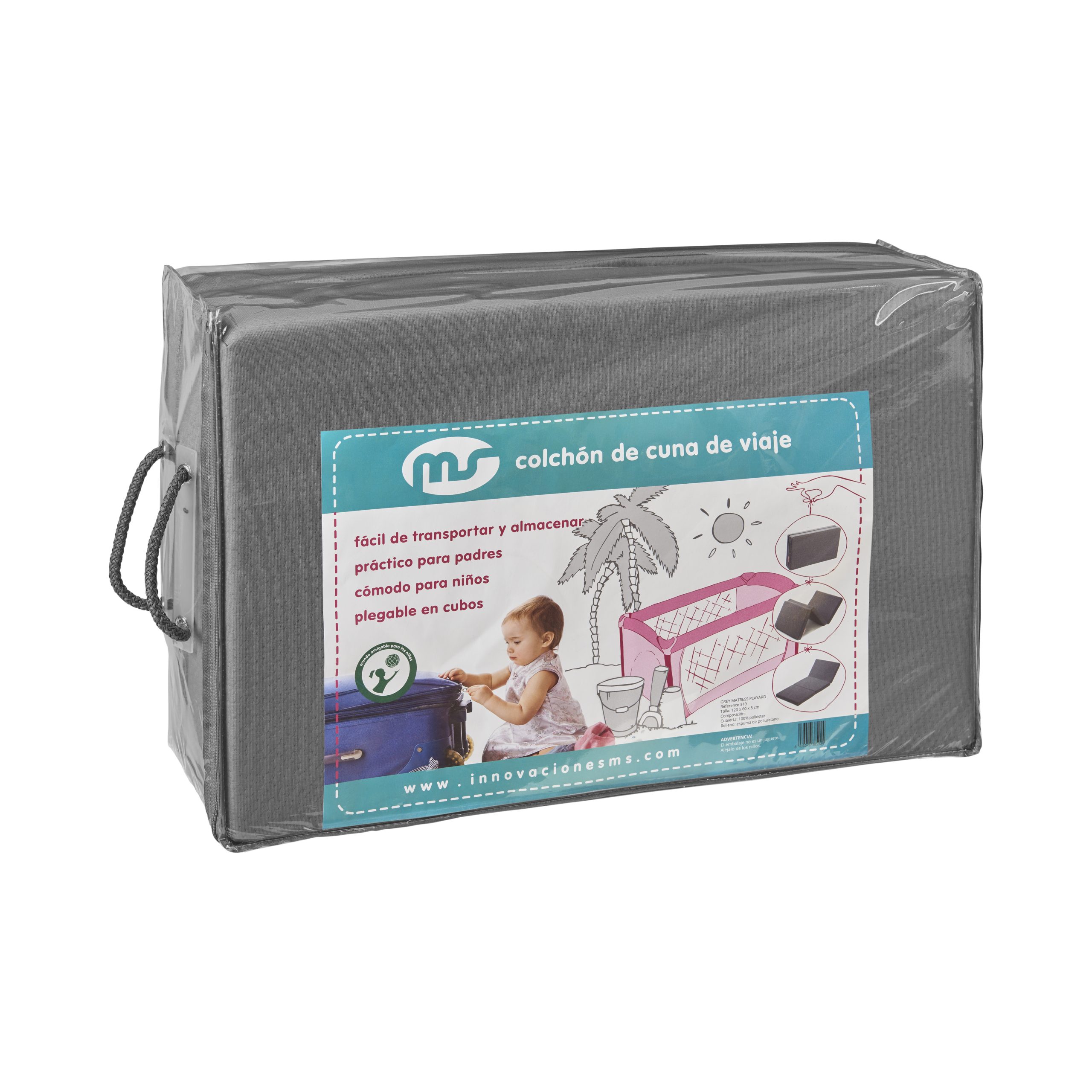 Innovaciones MS materasso culla cotone sfoderabile
