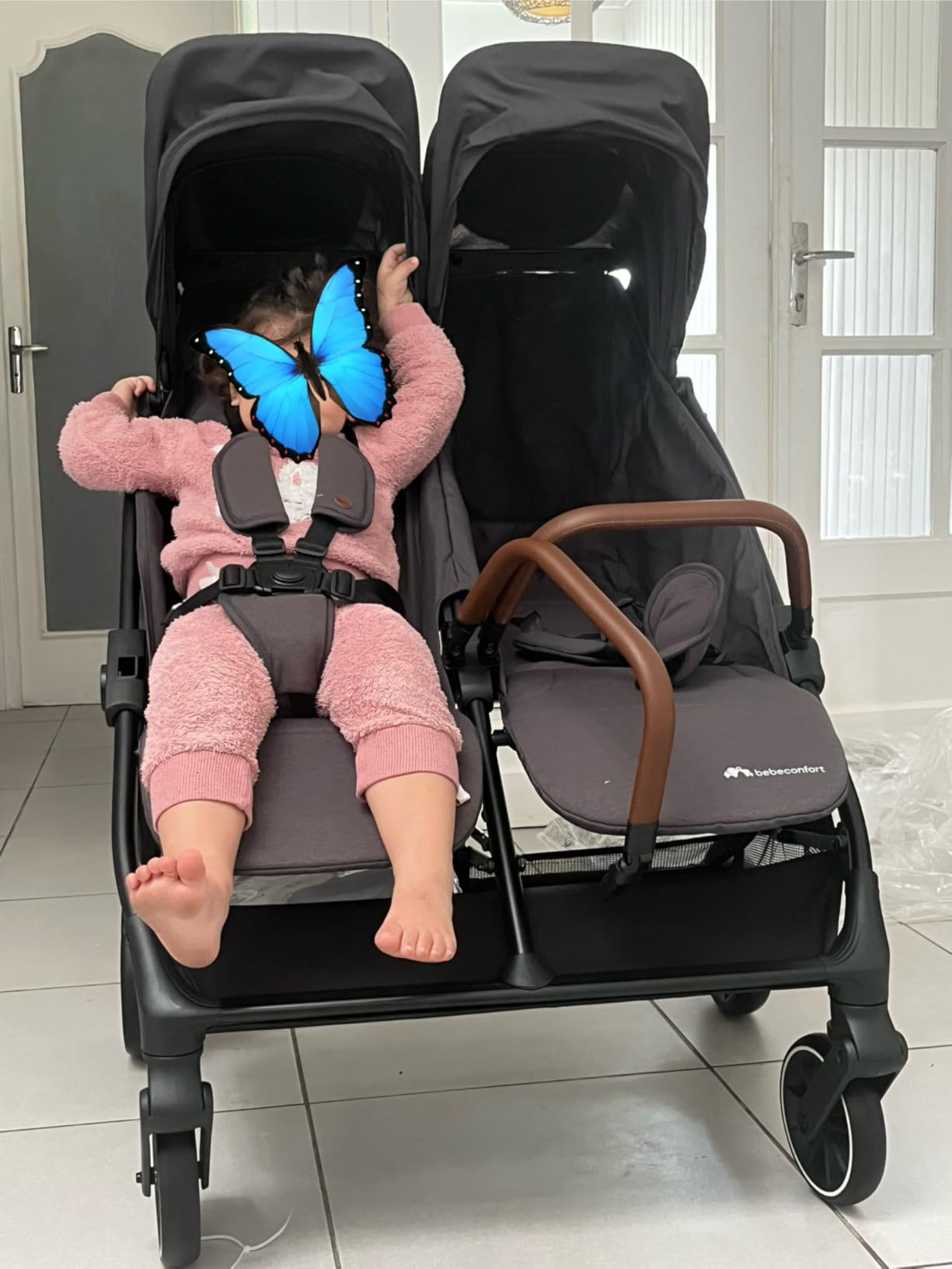 Bebé Confort Mane passeggino gemellare Mineral Graphite