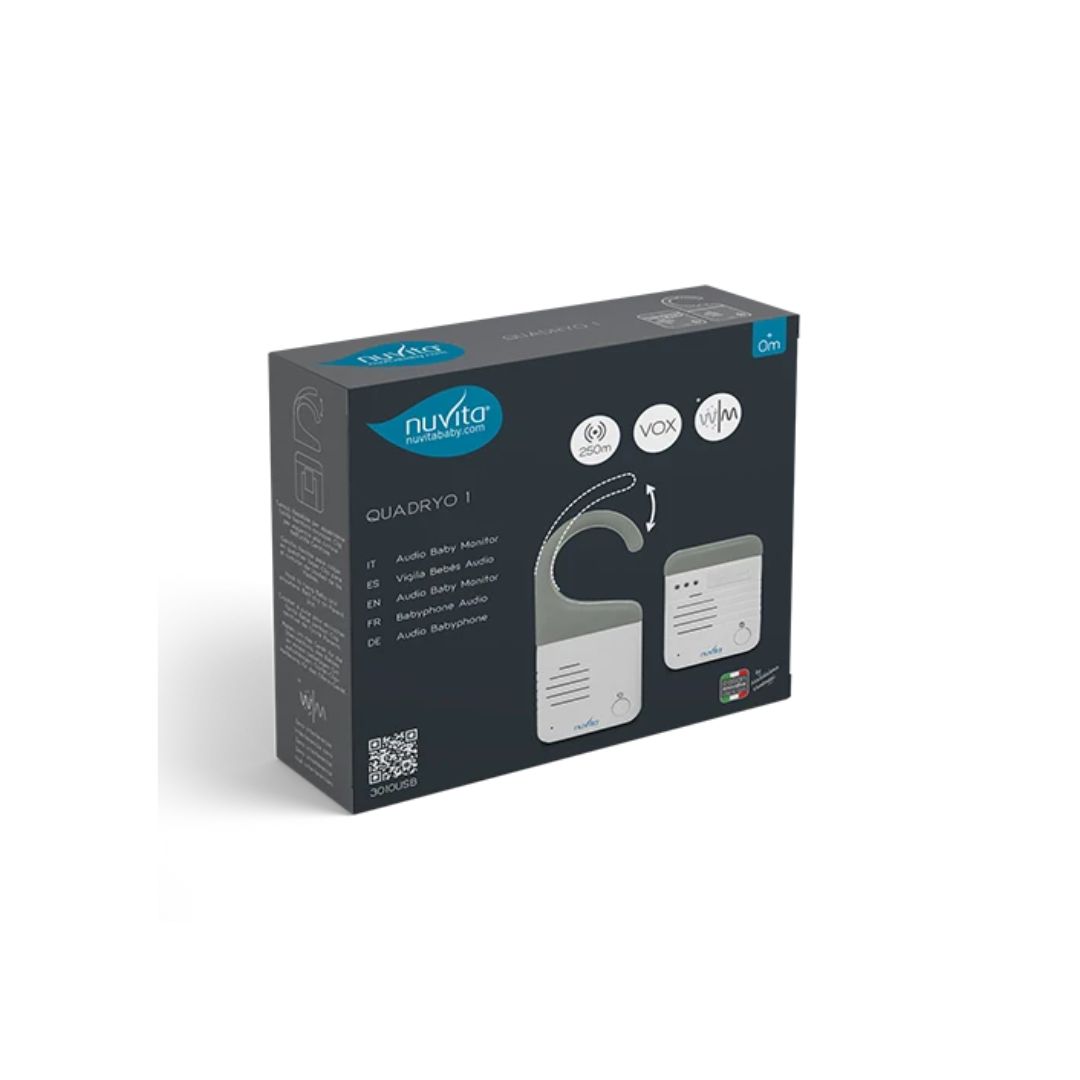 Nuvita Quadryo 3010 Baby Monitor Audio Digitale 250m