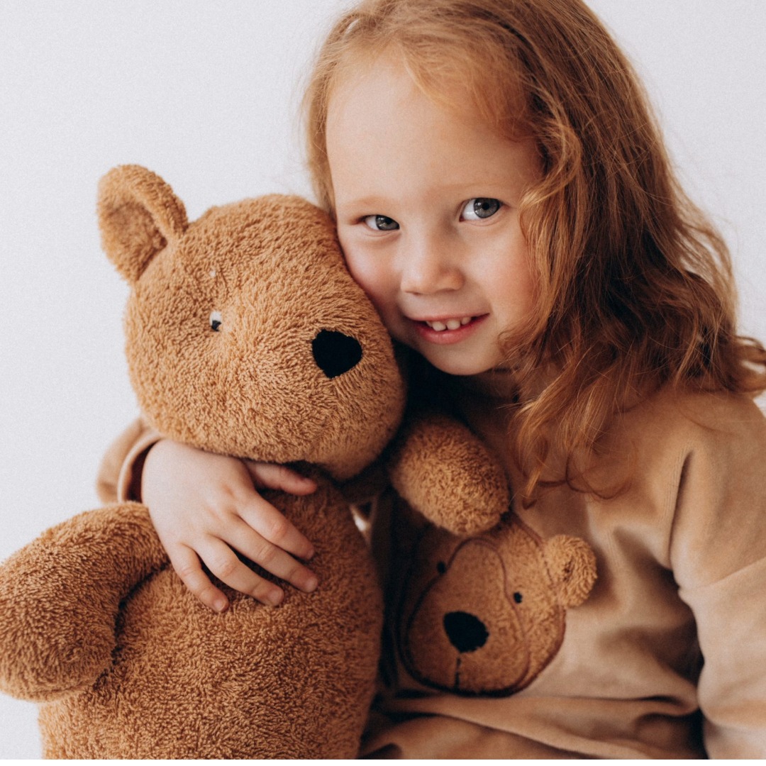 Wooly Organic Teddy Orsetto Peluche 53 cm Cotone Biologico