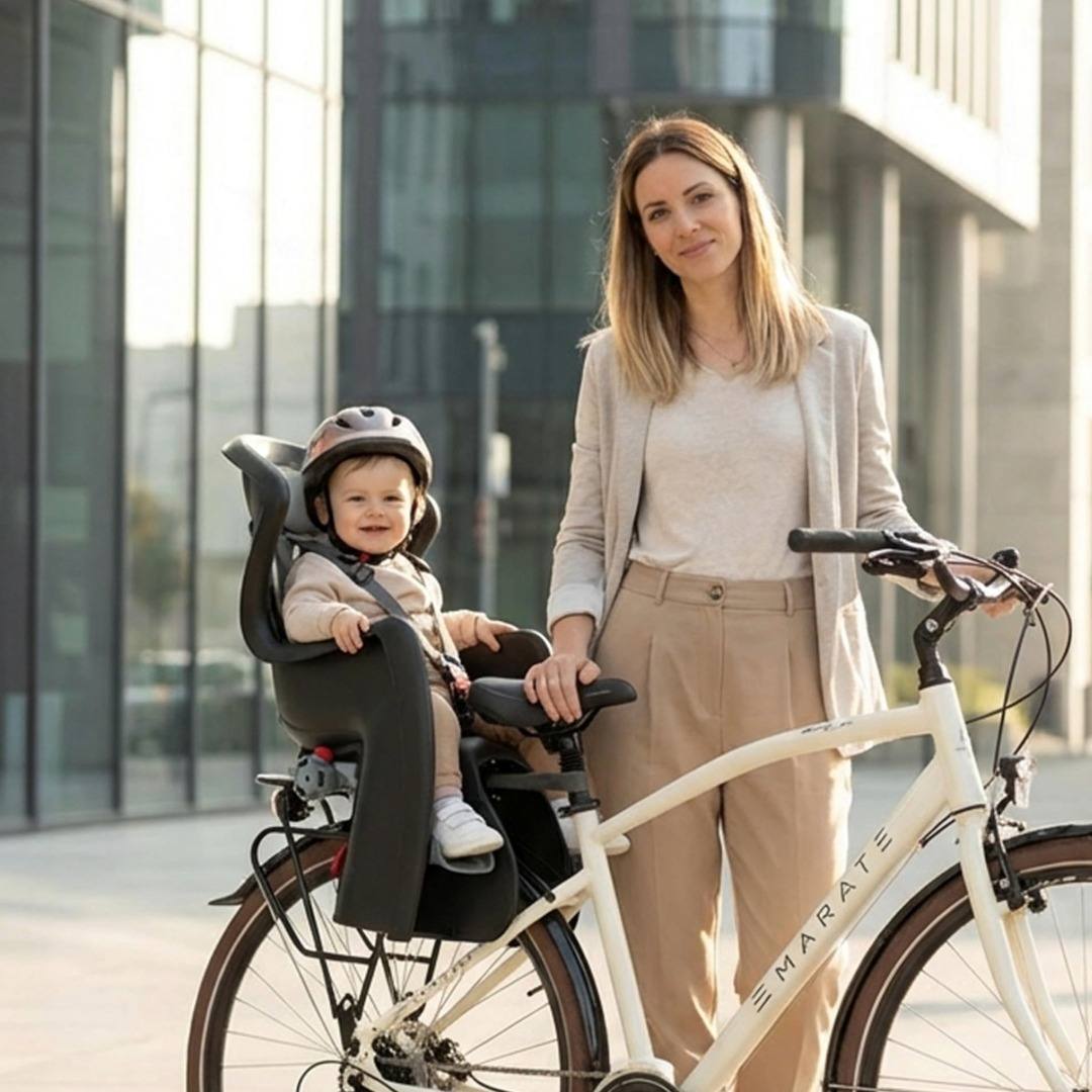 Ok Baby Baby Shield Seggiolino Bici Posteriore Reclinabile
