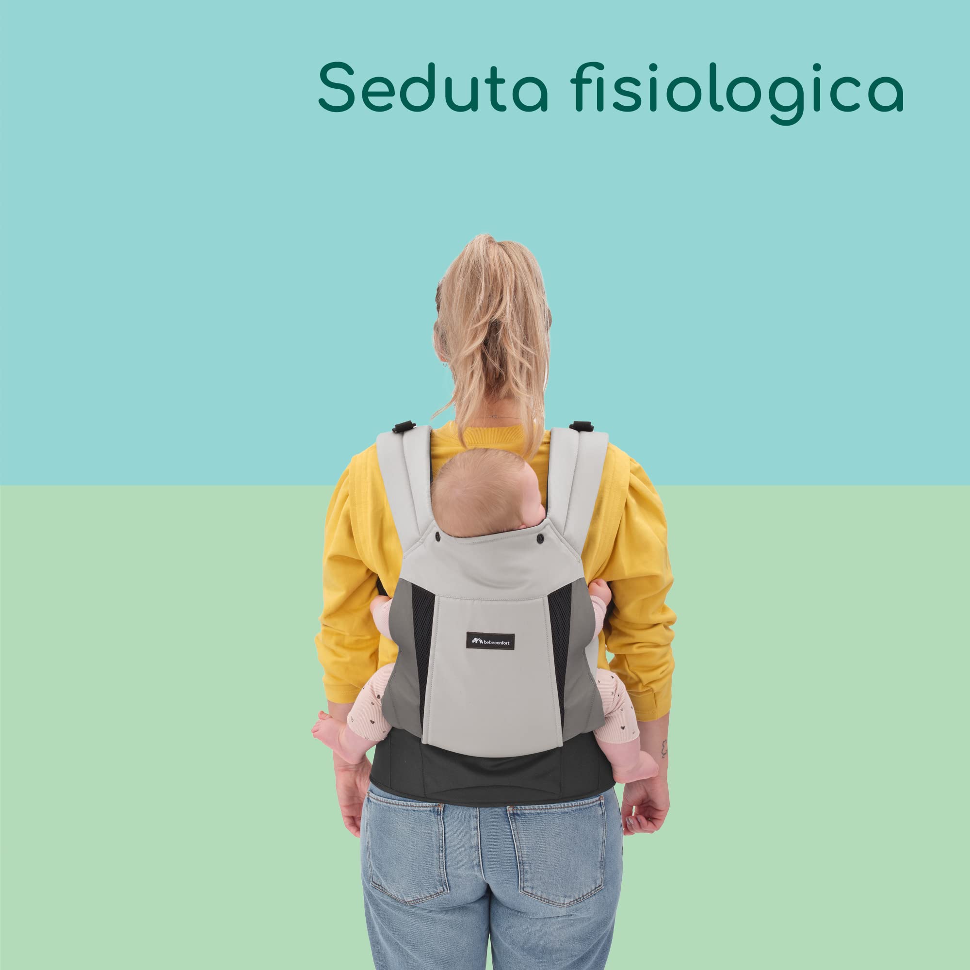 Bebé Confort PhysioNest Marsupio Ergonomico Grey Mist 0-36 mesi