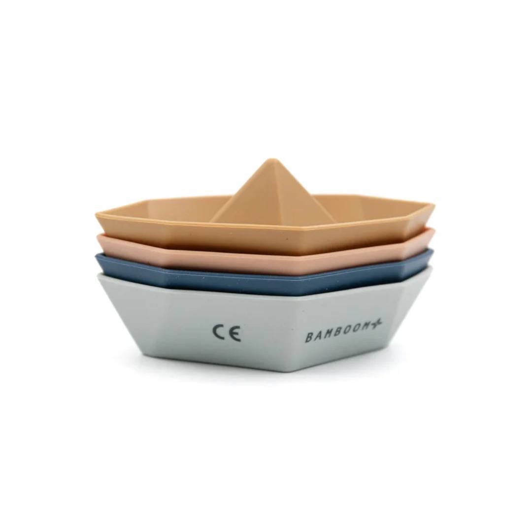 Bamboom set barchette bagnetto silicone impilabili