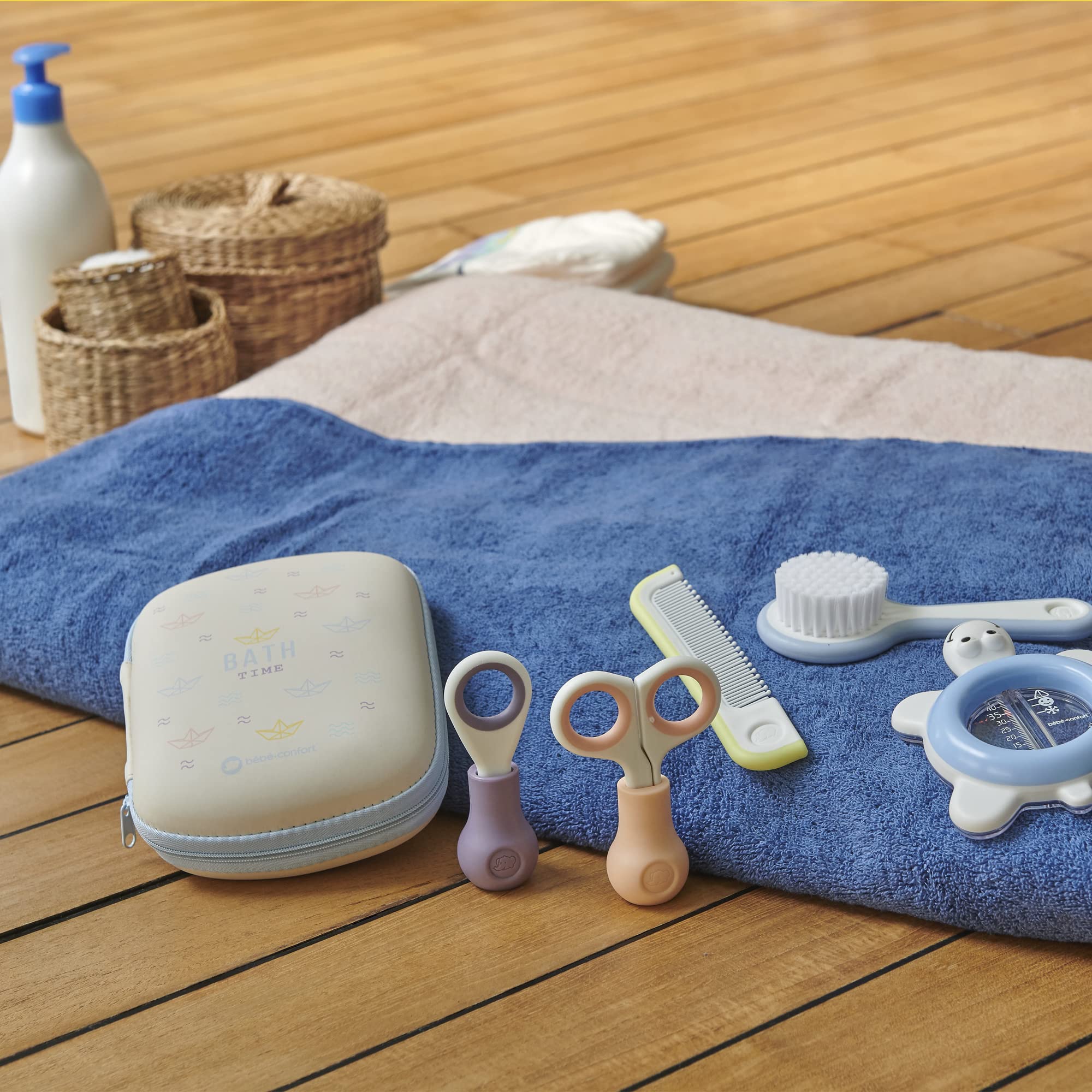Bebé Confort Set Toilette neonato Water World blu 6 pezzi