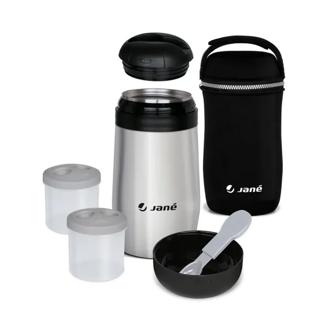 Jané Thermos Pappa 1 L Portapappa Termico Grigio 8 Ore