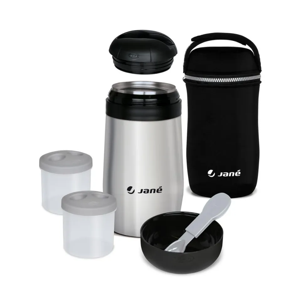 Jané Thermos Pappa 1 L Portapappa Termico Grigio 8 Ore