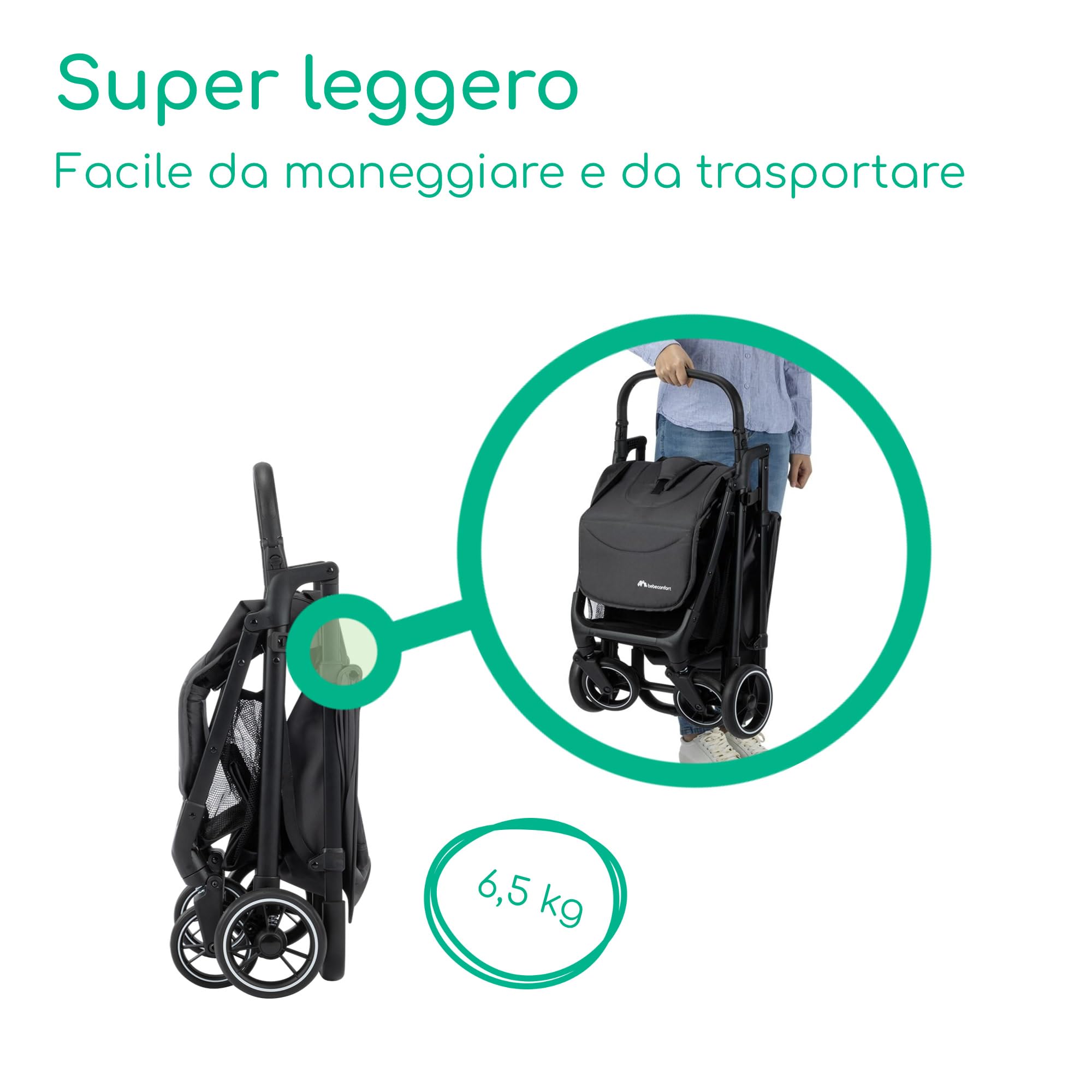 Bebé Confort Azur passeggino compatto Mineral Graphite