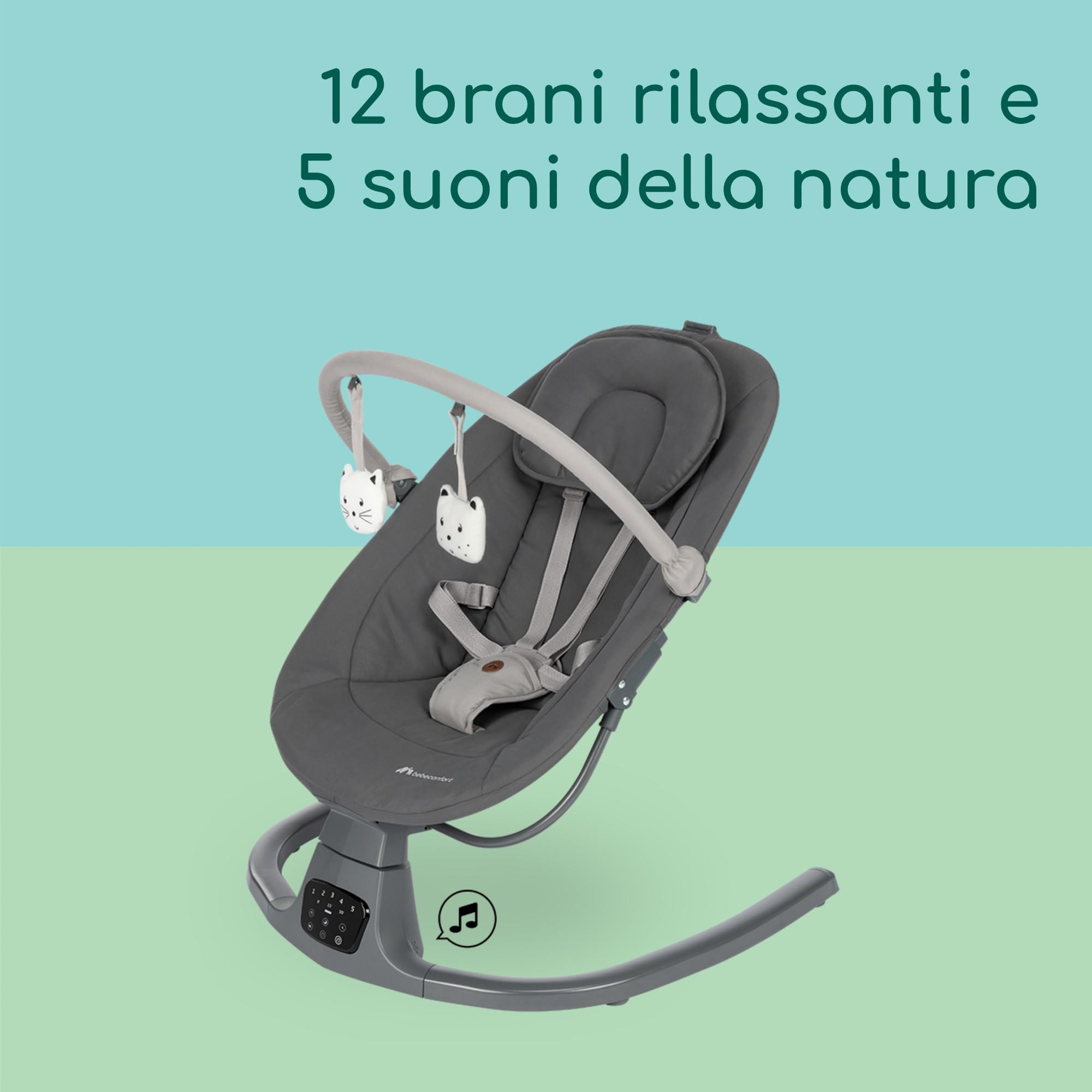 Bebé Confort Jolana sdraietta elettrica Tinted Graphite 0-6 mesi