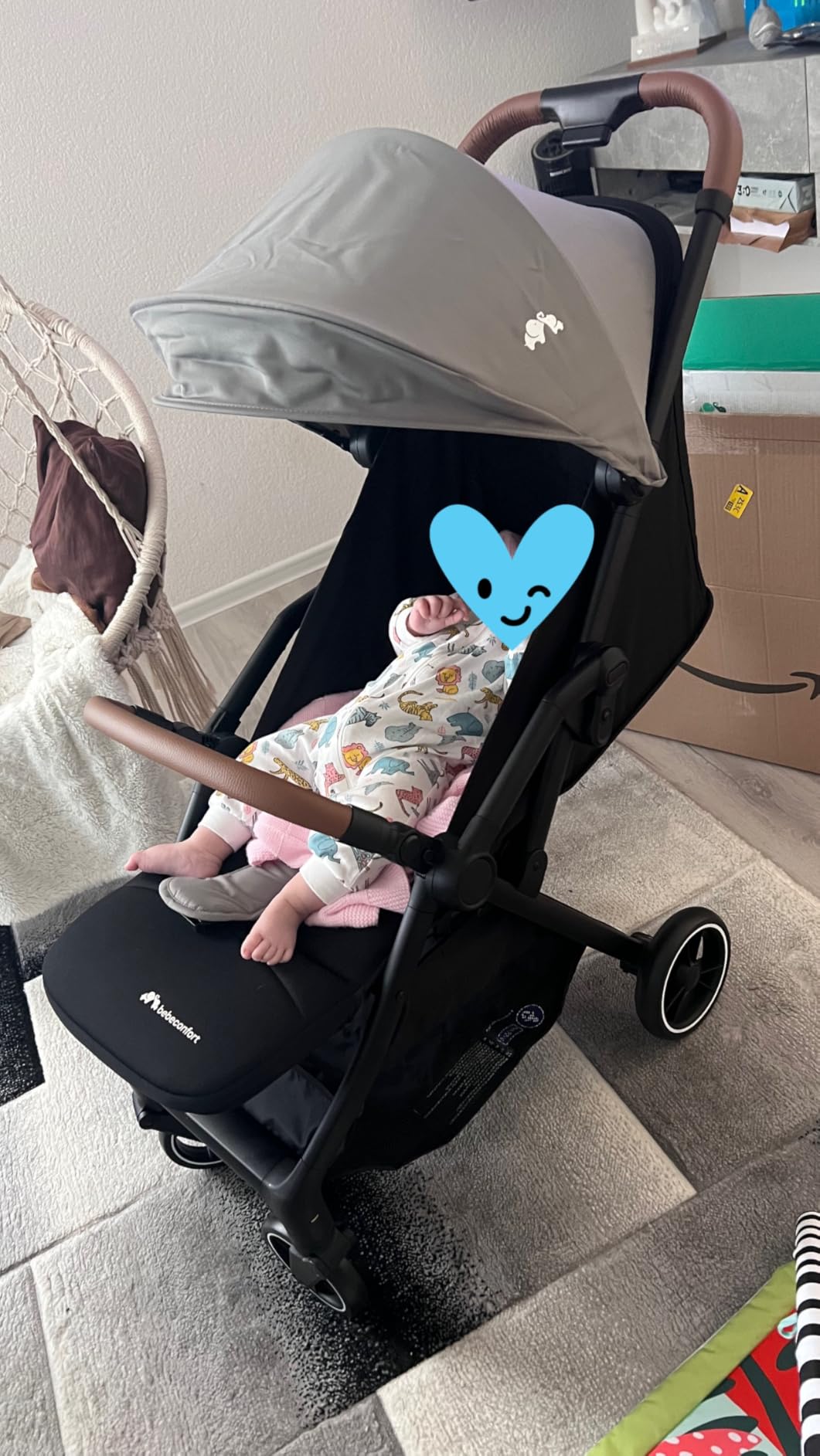 Bebé Confort Sunlite passeggino Tinted Grey compatto