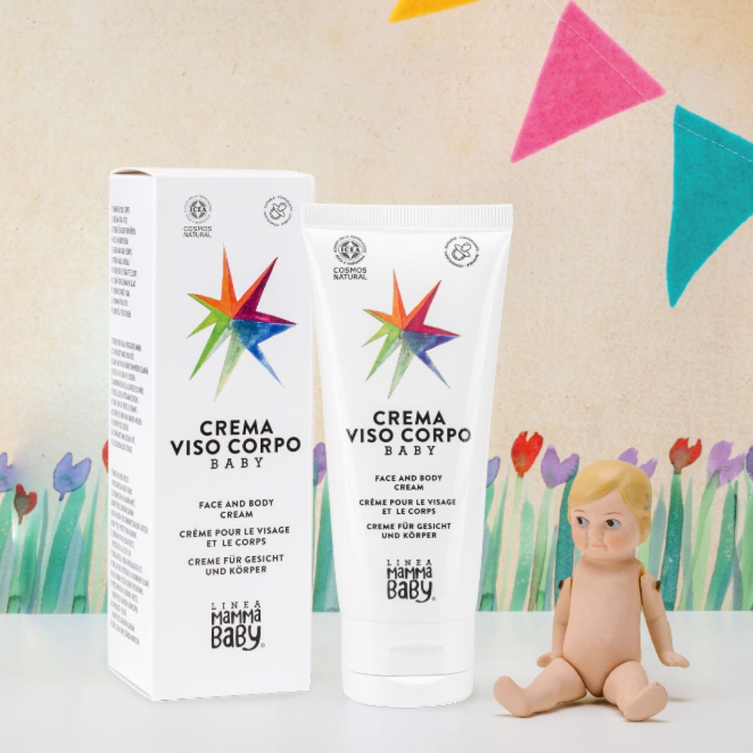 LineaMammaBaby Baby Cosmos Natural crema viso corpo 100ml bio