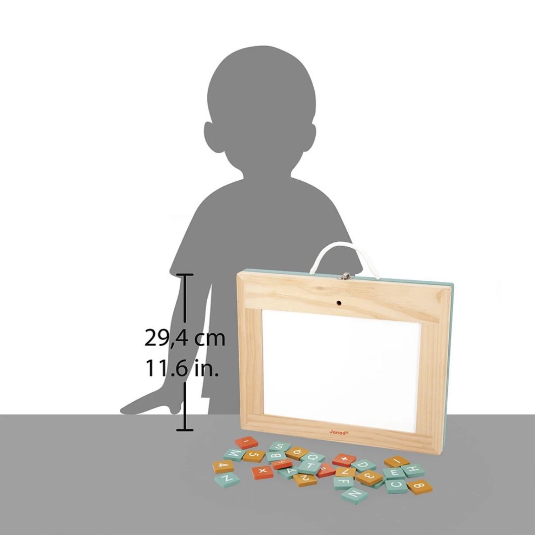 Janod Lavagna Valigetta 4in1 Bambini in Legno