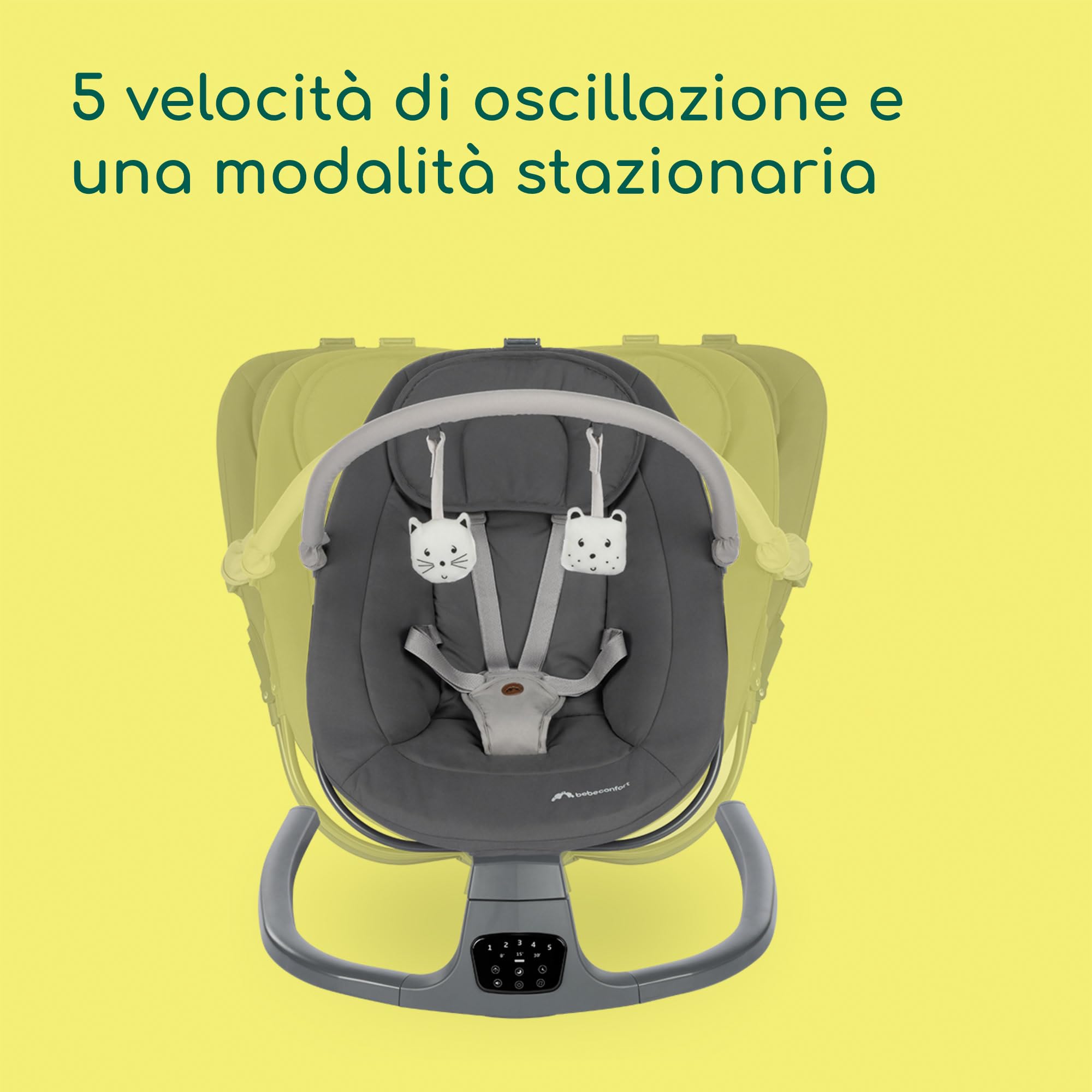 Bebé Confort Jolana sdraietta elettrica Tinted Graphite 0-6 mesi
