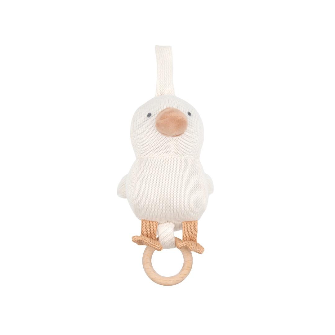Bamboom Paperella carillon neonato con anello legno