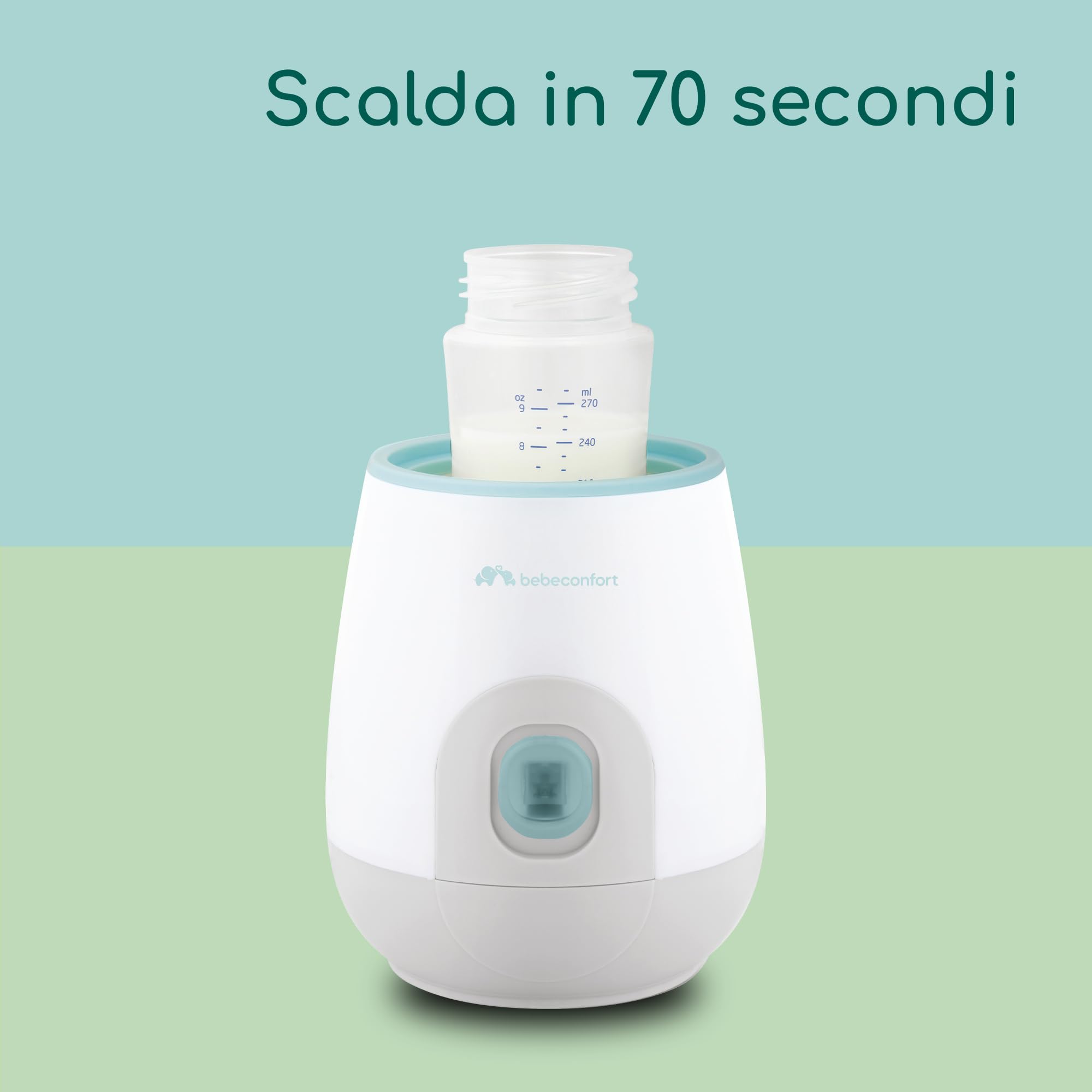 Bebé Confort Scaldabiberon Elettrico Bianco Verde rapido