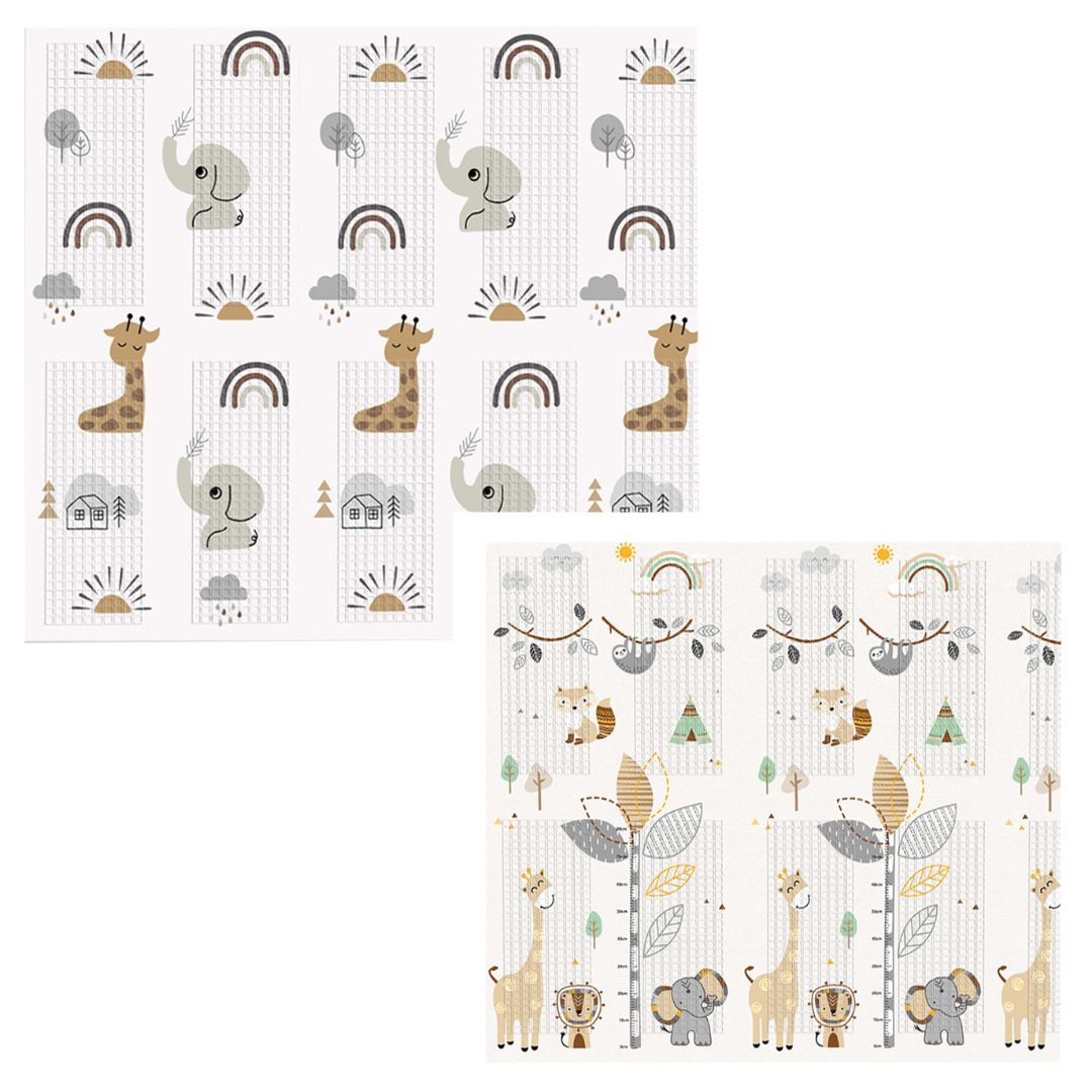 Innovaciones MS Fancy tappetino gioco imbottito reversibile