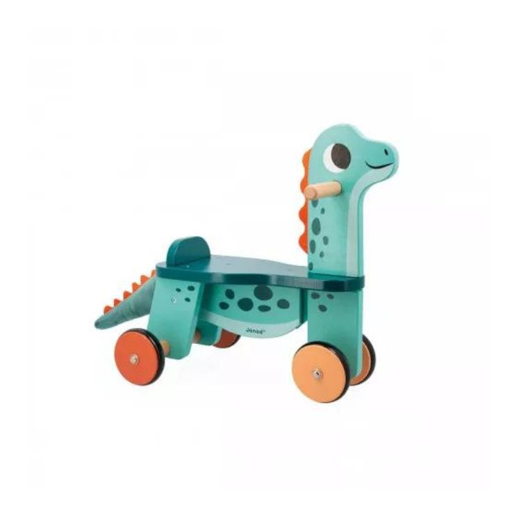 Janod Portosaurus cavalcabile dino legno 12 mesi+