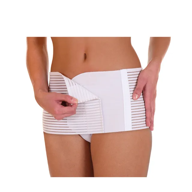 Premamy B0151/01 fascia post parto bianca h16cm elastica
