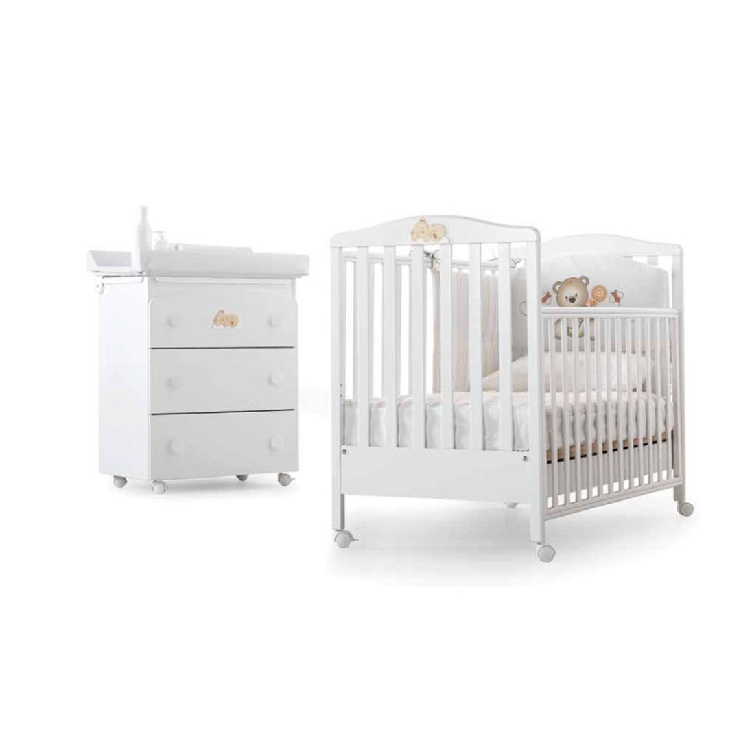 Azzurra Design Web set lettino bagnetto orsetto bianco