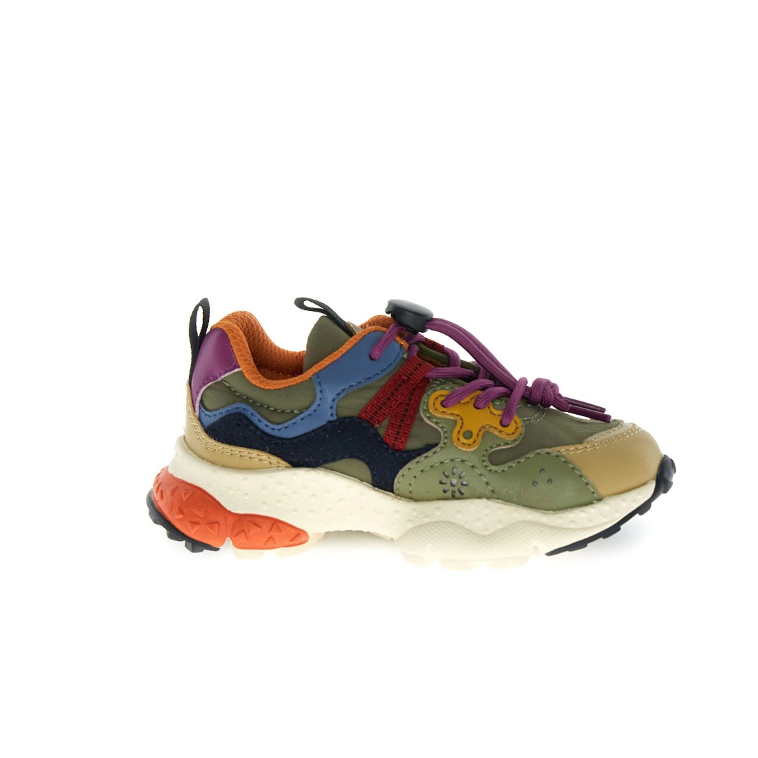 Flower Mountain Yamano 3 Junior sneakers beige-army-navy