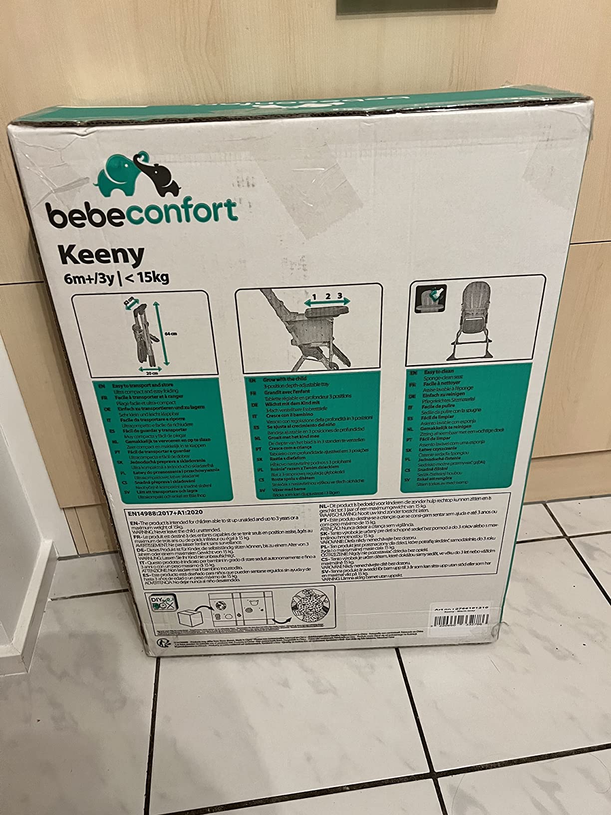 Bébé Confort Keeny Seggiolone Compatto Warm Grey