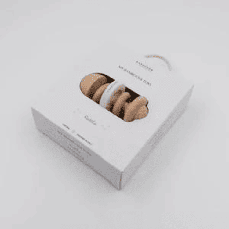Bamboom Sonaglio Legno Faggio e Silicone 10 cm bimbi
