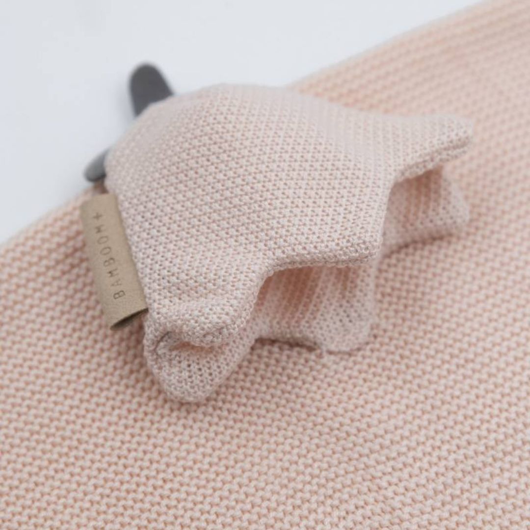 Bamboom Tulip doudou neonato in bambù maglia