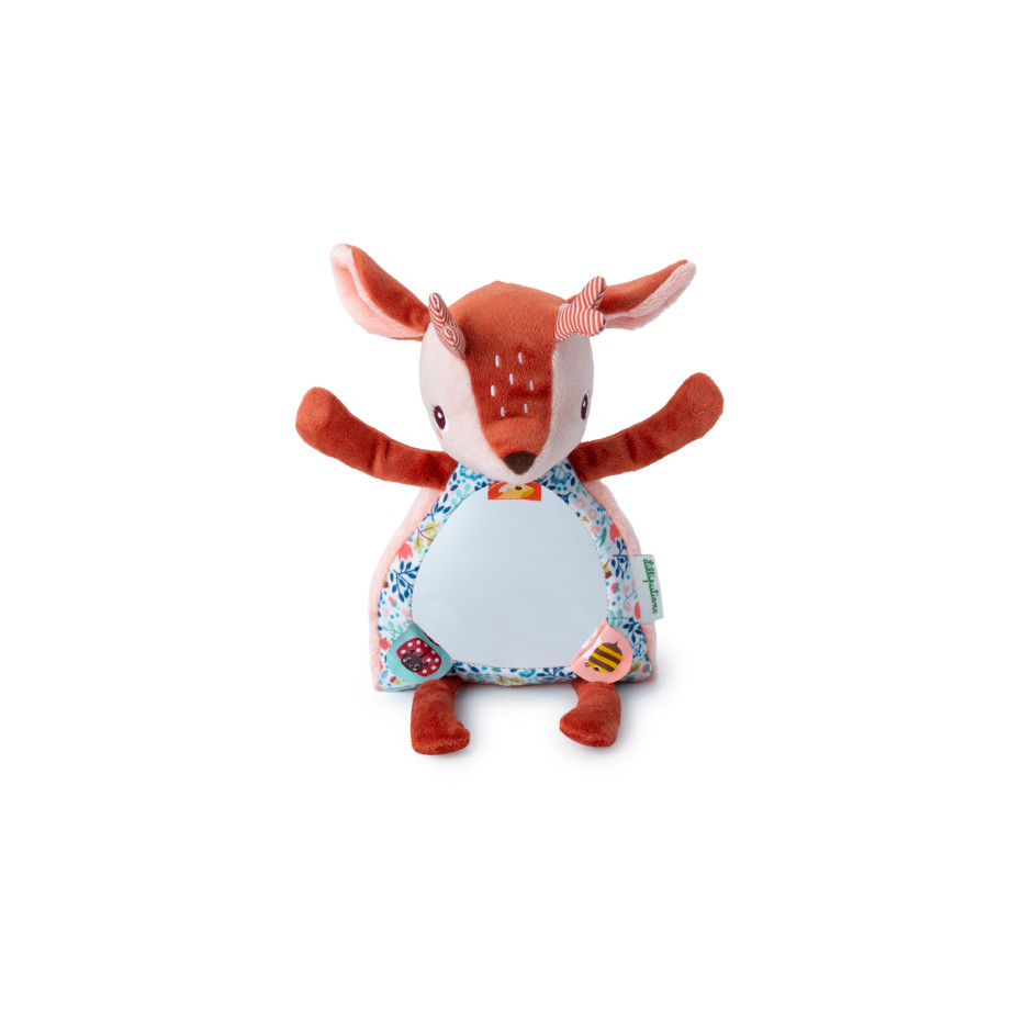 Lilliputiens Stella Specchio Cucù peluche cerbiatto magnetico