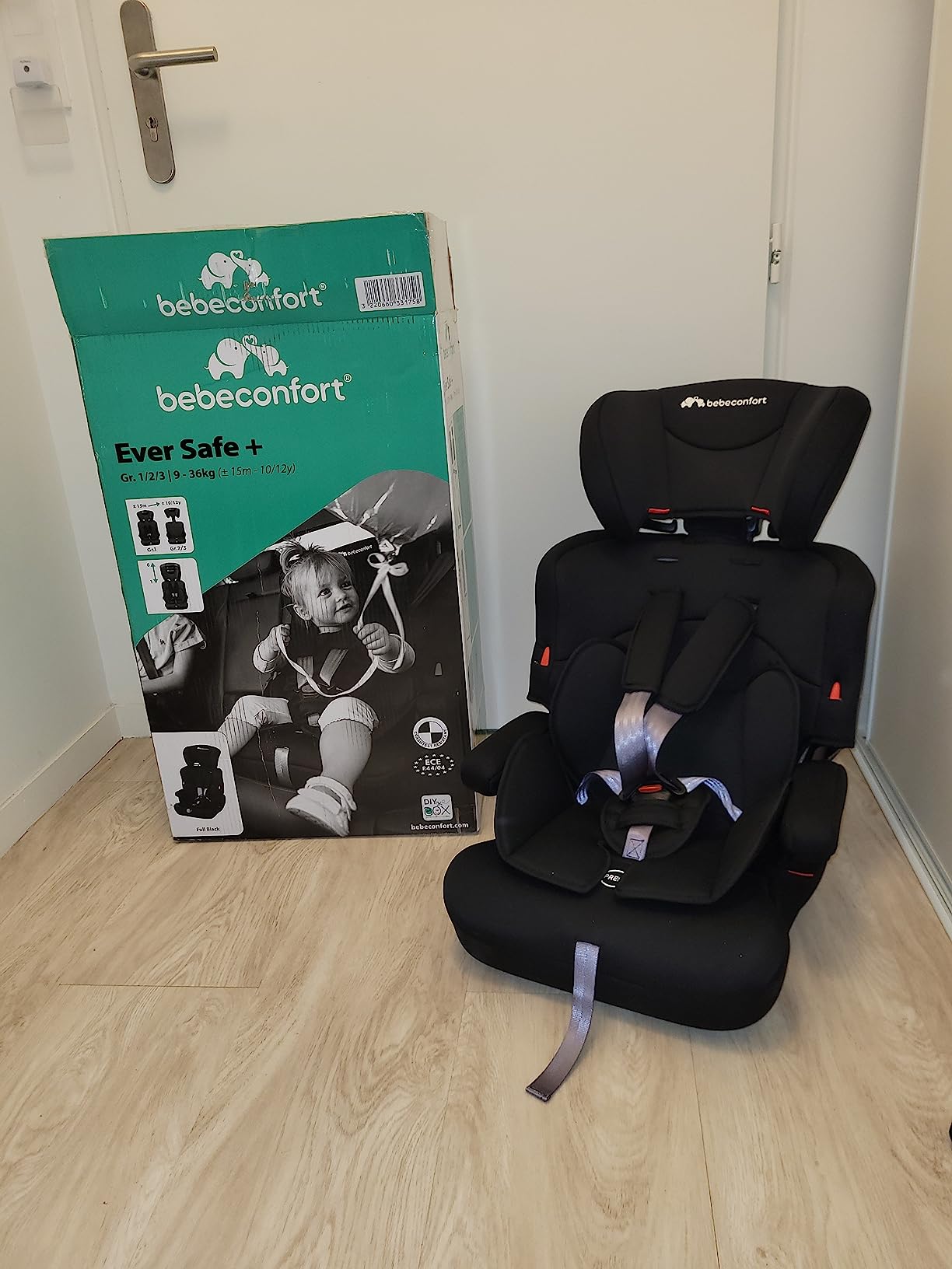 Bebé Confort Ever Safe Plus seggiolino auto 9-36 kg Full Black