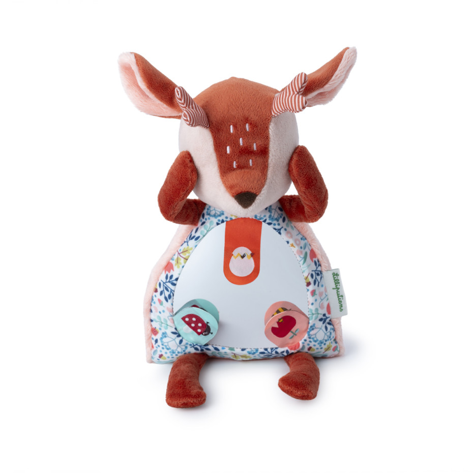 Lilliputiens Stella Specchio Cucù peluche cerbiatto magnetico