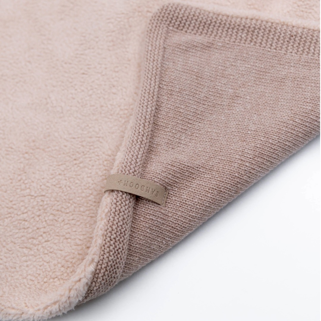 Bamboom Wrap copertina 4 stagioni 80x80 cashmere teddy