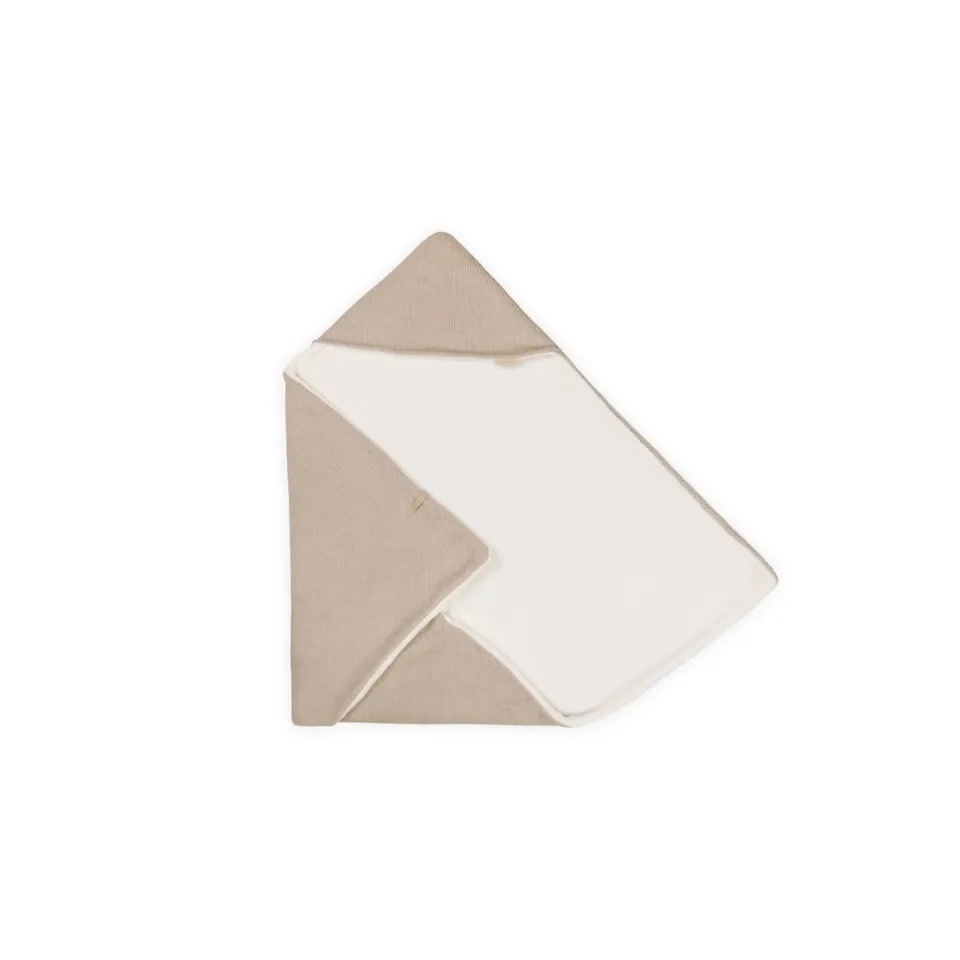 Bamboom Wrap con Cappuccio Brushed copertina 80x80 cashmere