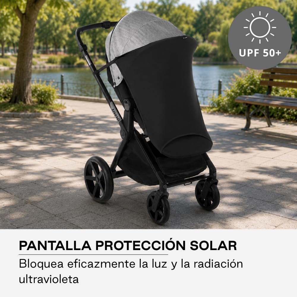 Jané Telo Sole Passeggino Nero UPF 50+ Universale