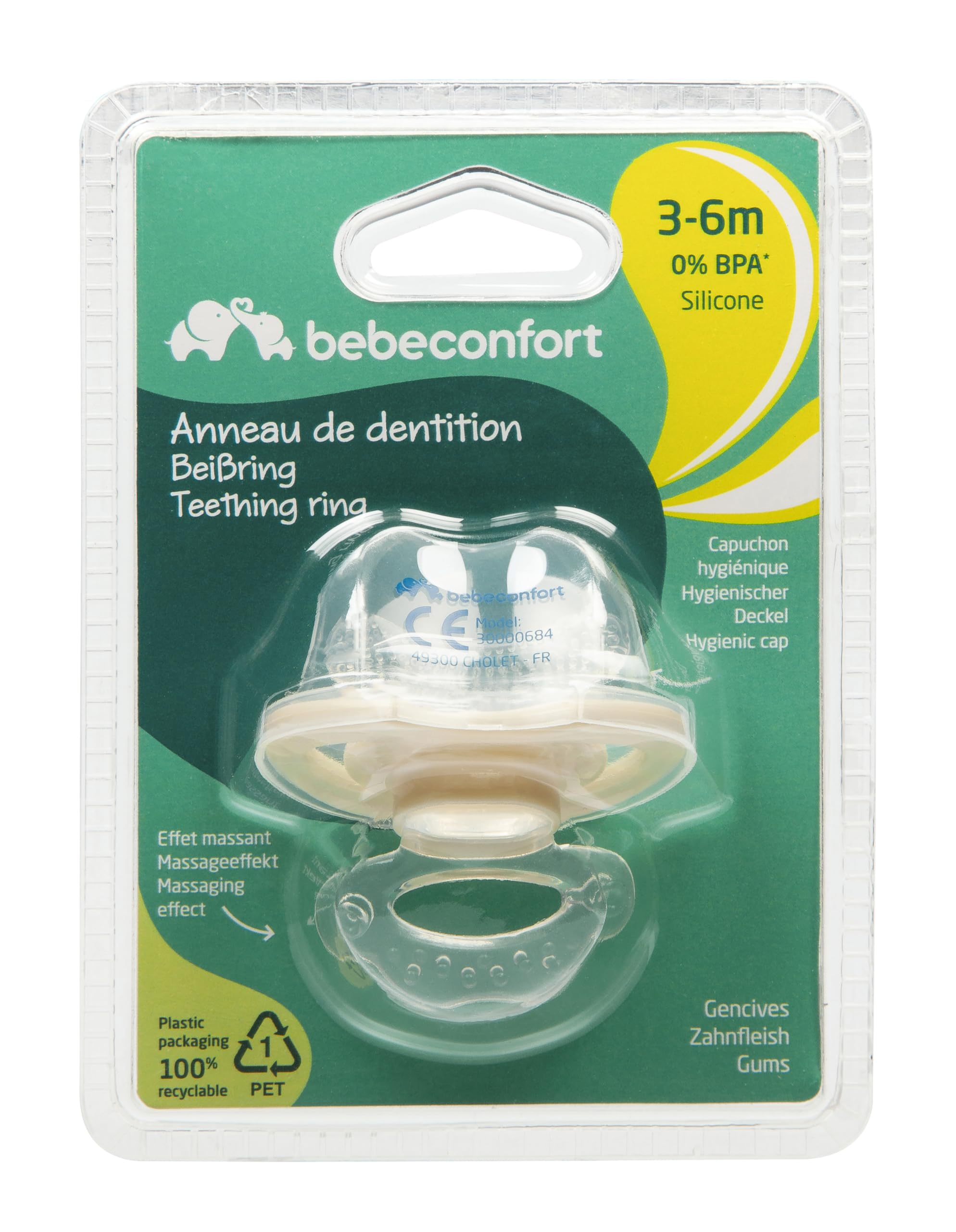 Bebé Confort Succhietto Massaggiagengive con Scatolina senza BPA