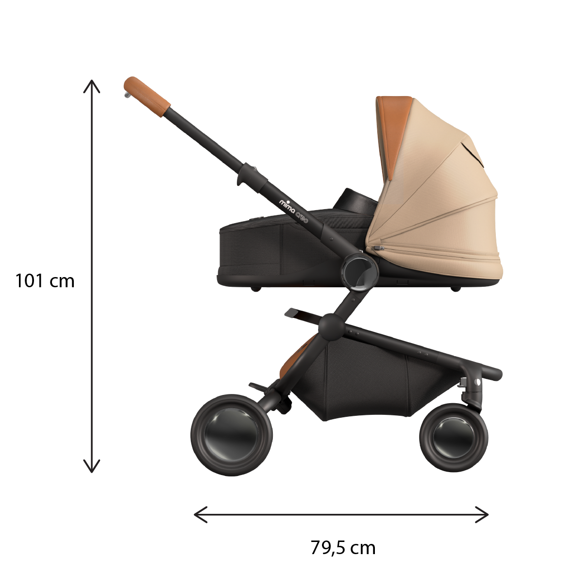 mima creo navicella carrycot con materasso pieghevole