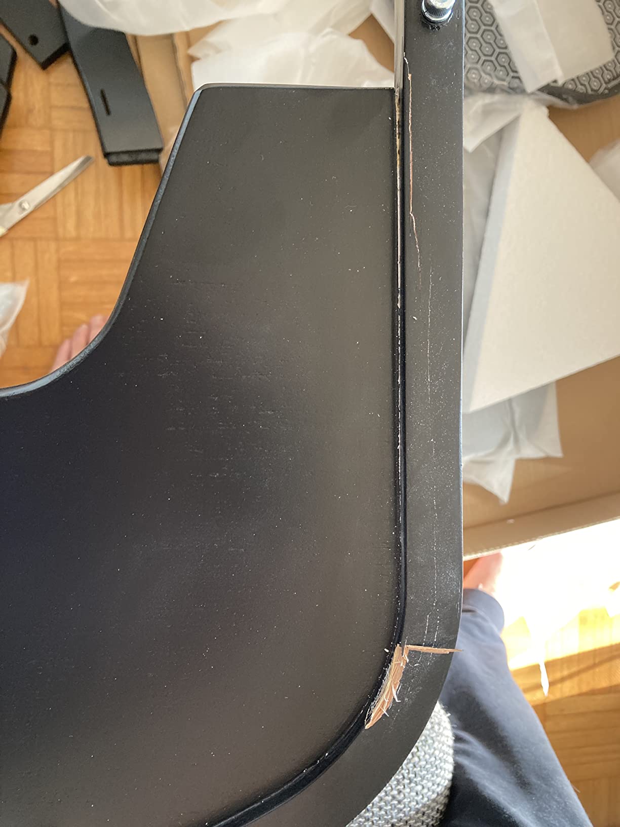 Bebé Confort Timba + Cuscino seggiolone legno Nero Geometrico