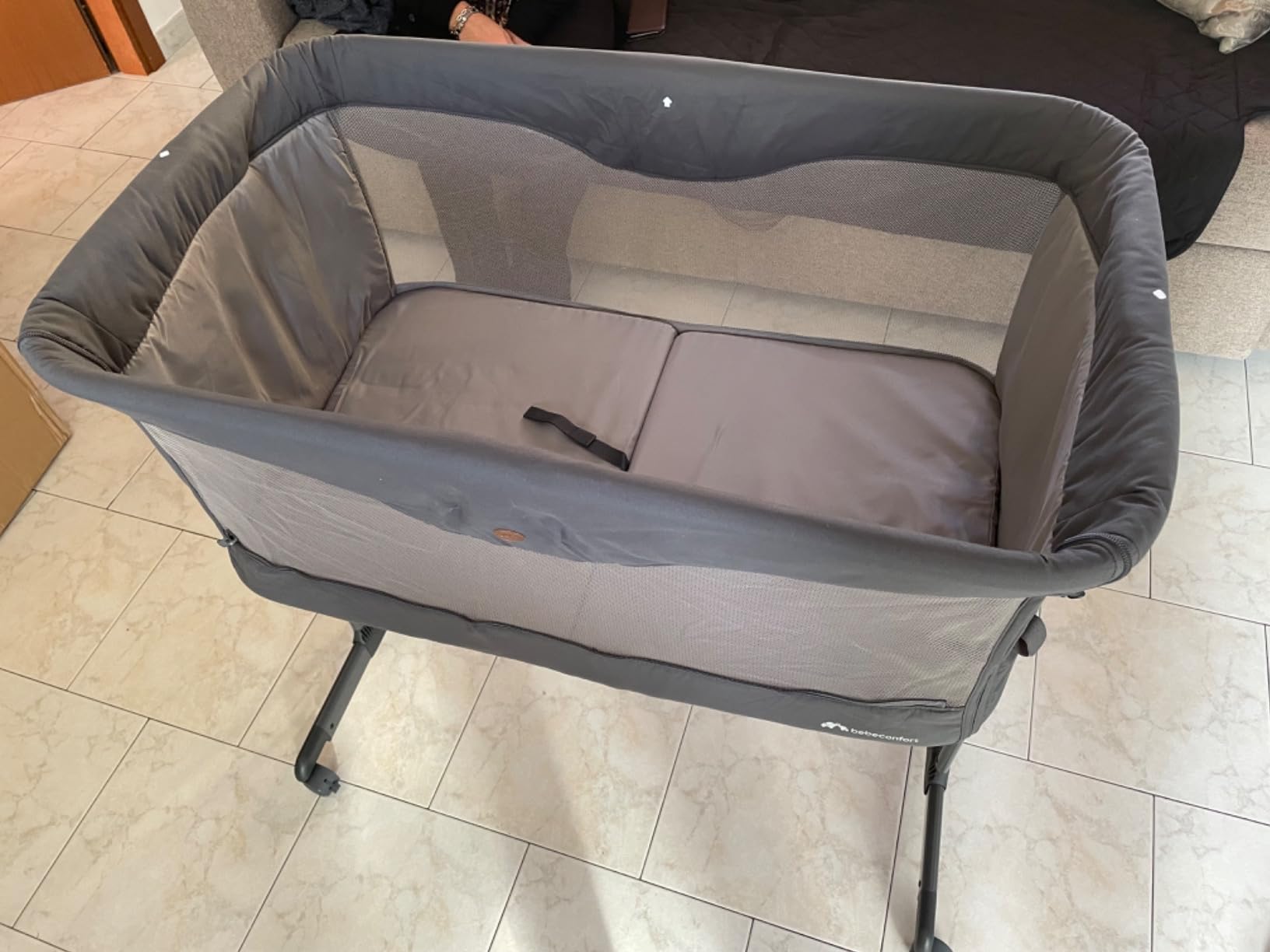 Bebé Confort Amara culla fianco letto Tinted Grey 9 kg