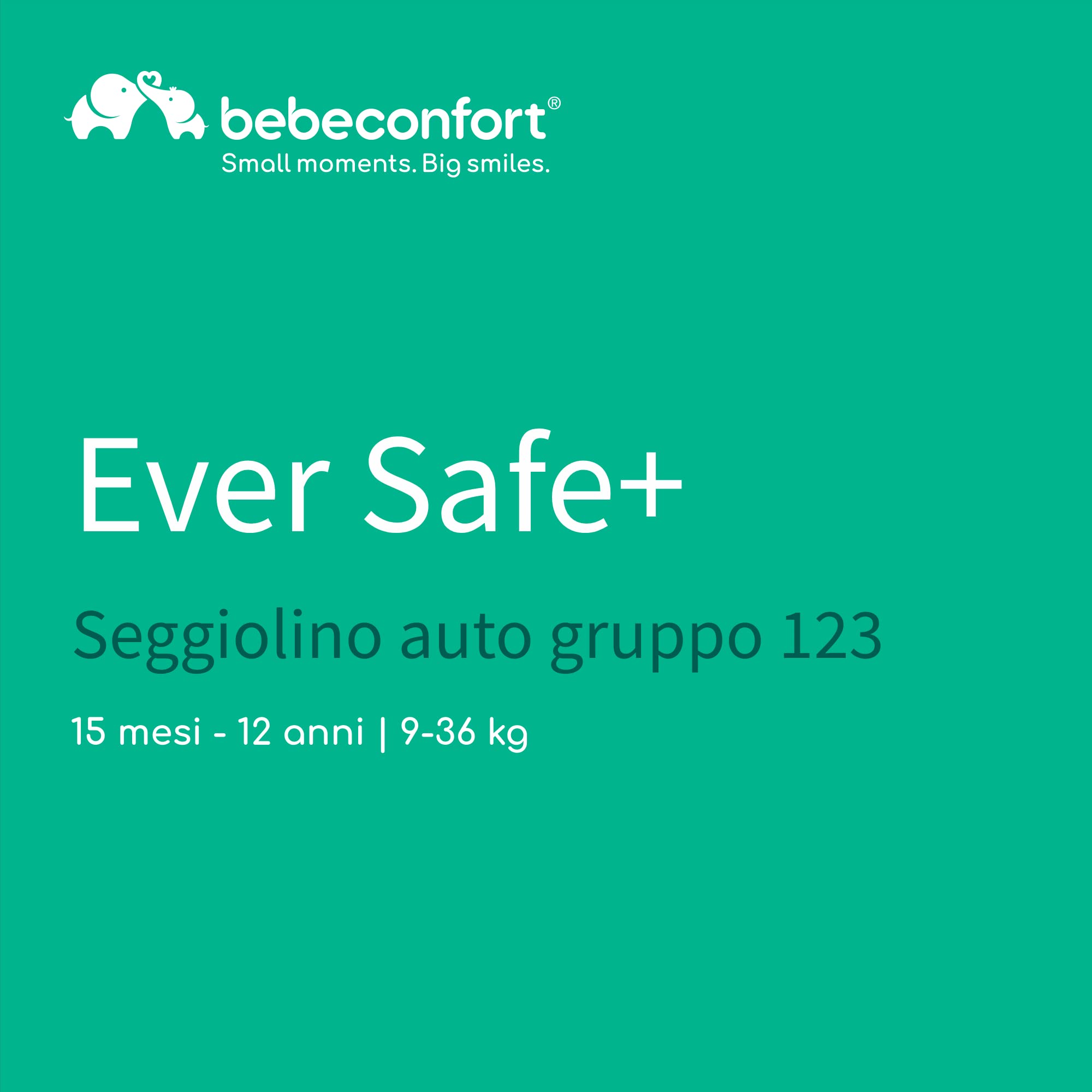 Bebé Confort Ever Safe Plus seggiolino auto 9-36 kg Full Black