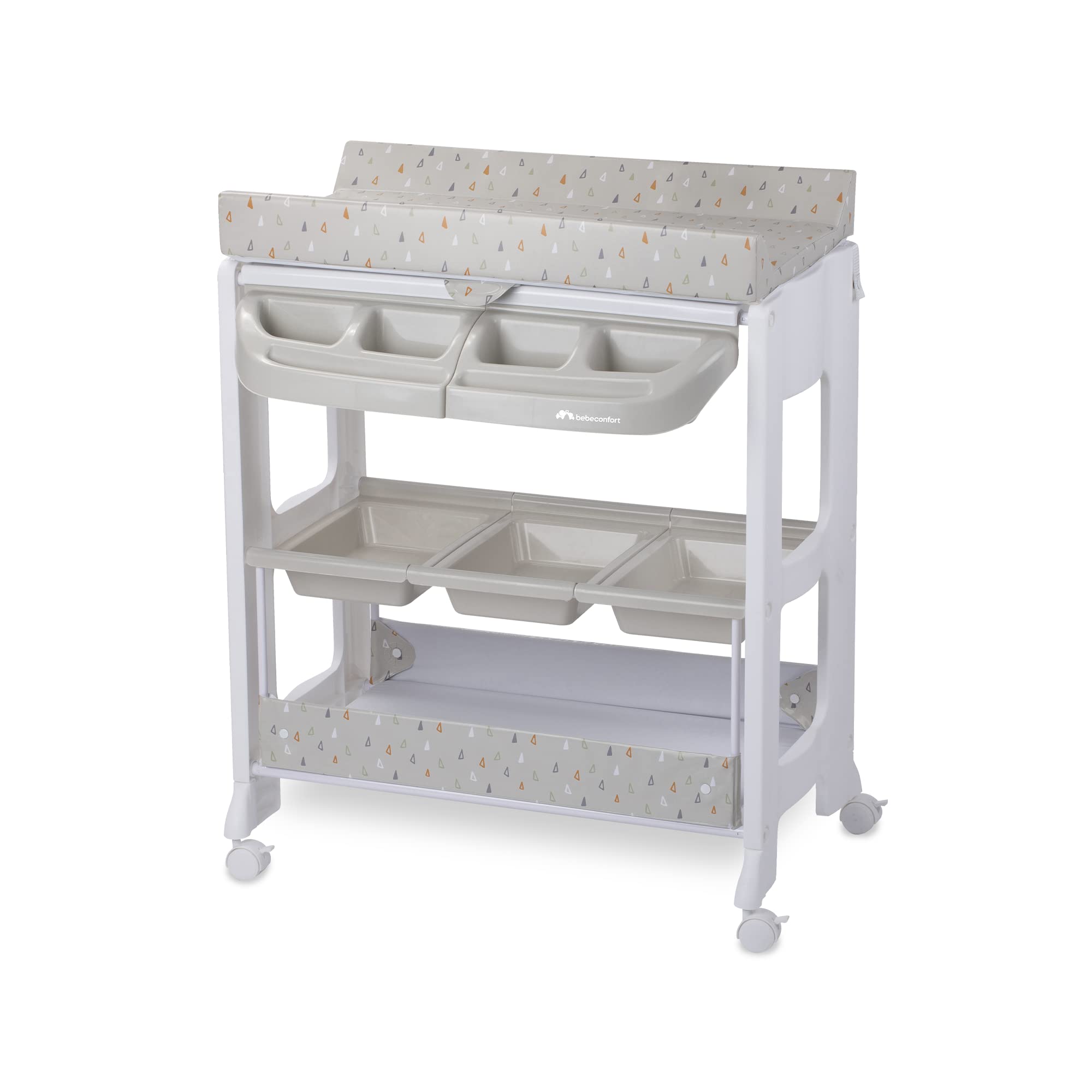Bebé Confort Dolphy fasciatoio bagnetto Warm Grey con ruote