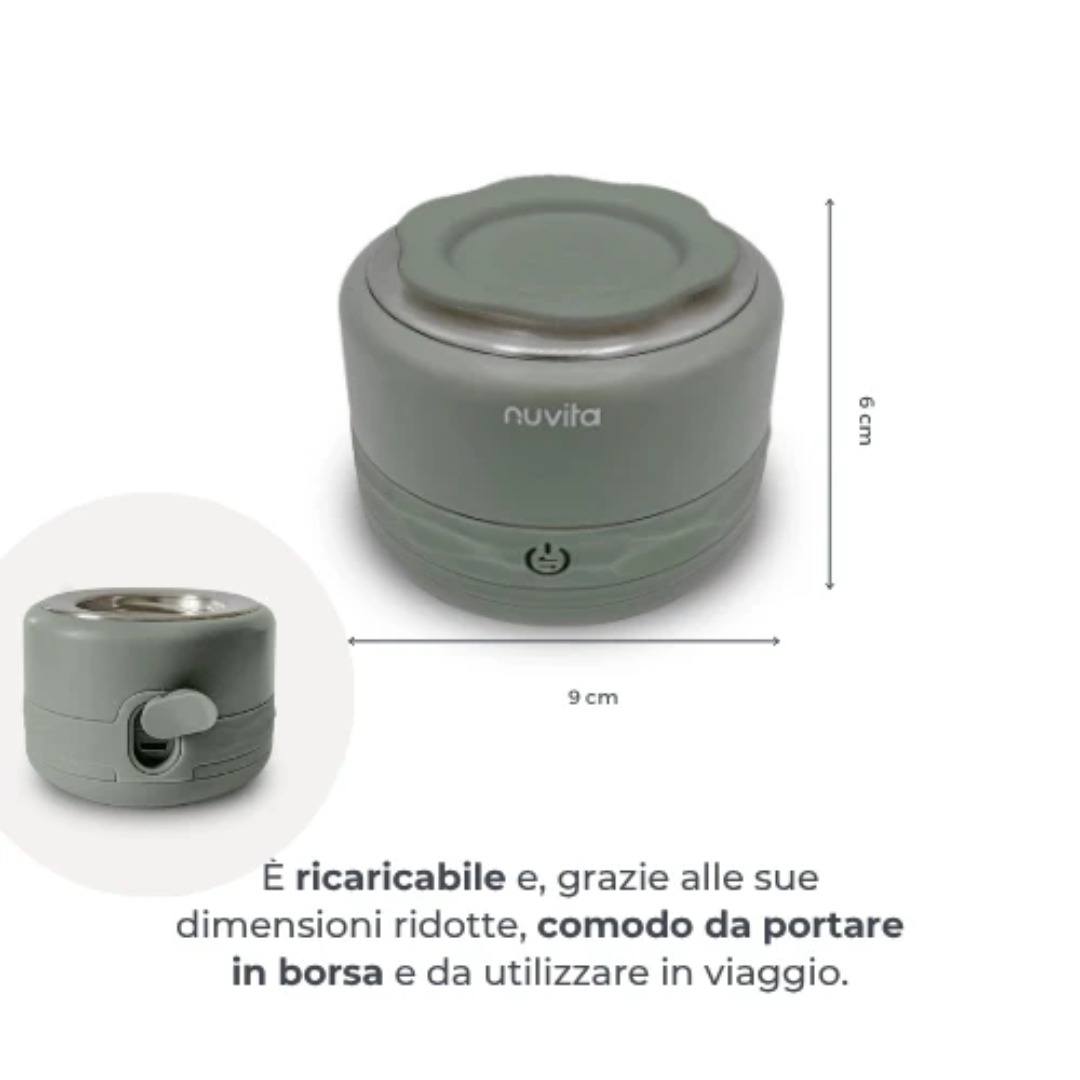 Nuvita Warm70 1166 scaldabiberon portatile batteria