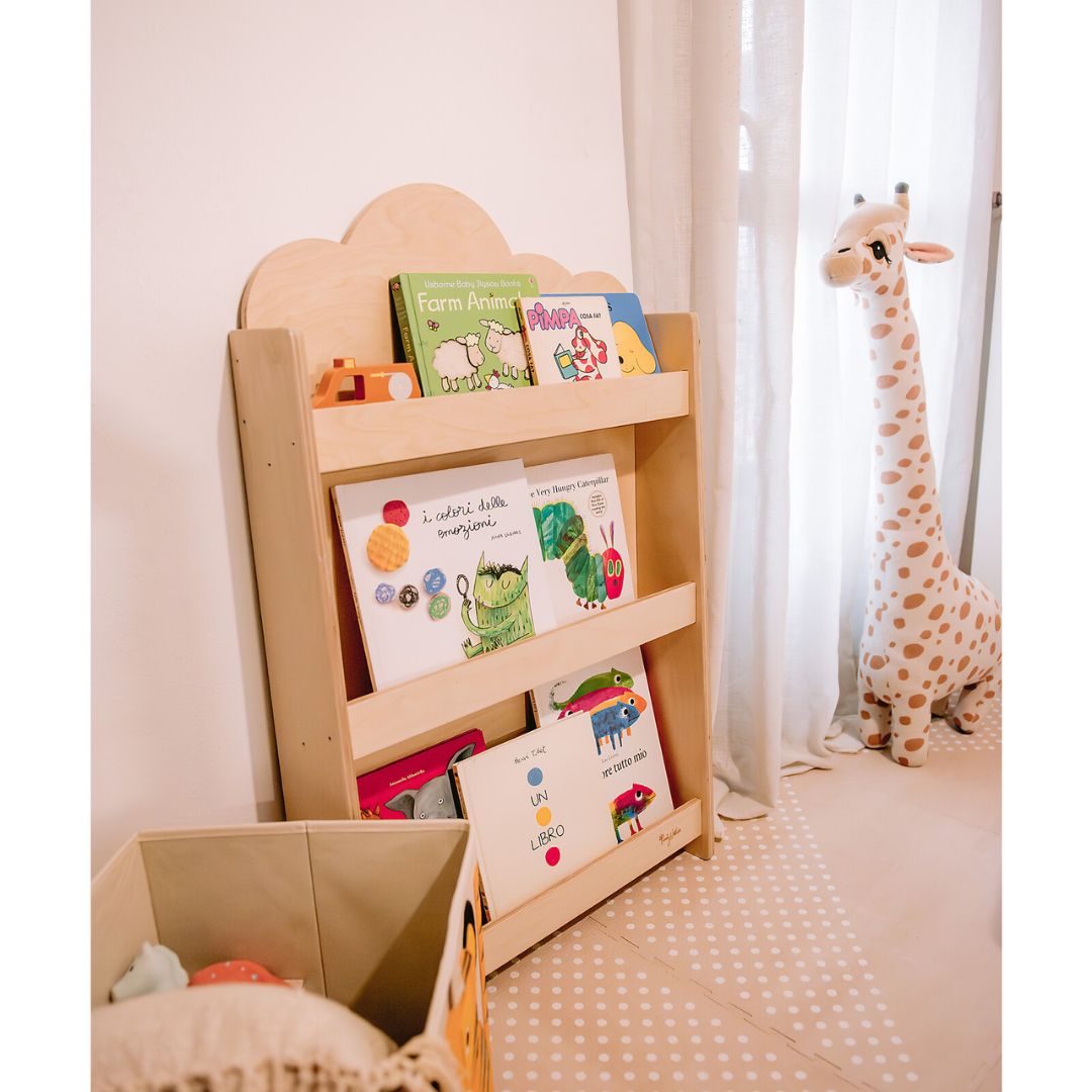 Family Nation Montessori libreria frontale betulla 95cm