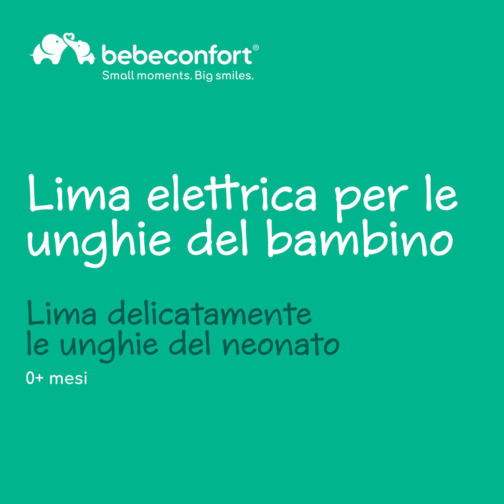 Bebé Confort Lima Elettrica Unghie Neonato Verde USB-C